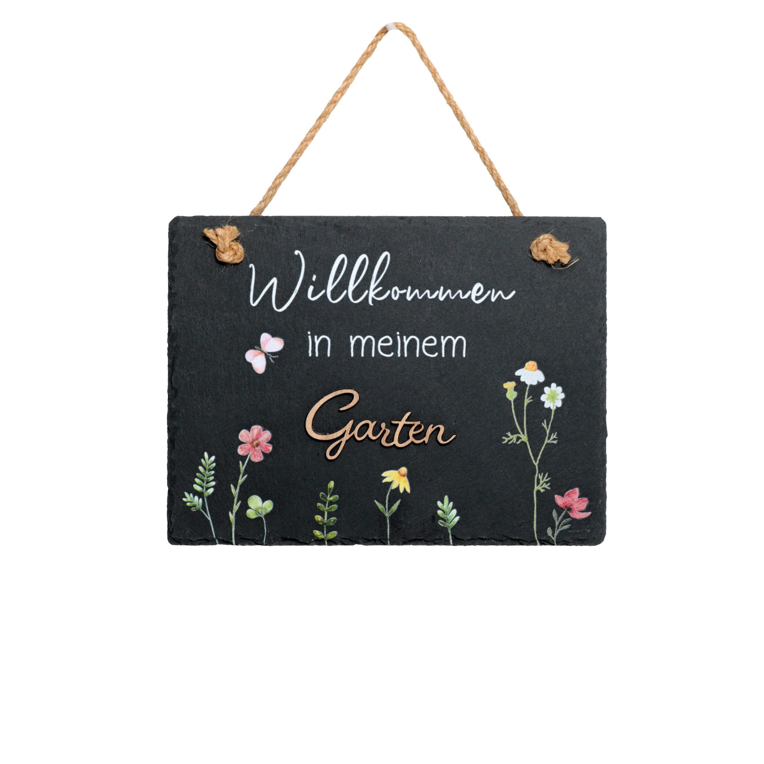 finehomegarden Wanddekoobjekt Spruchschild Schiefertafel zum Aufhängen günstig online kaufen