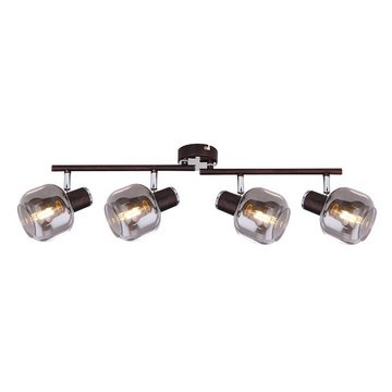 etc-shop LED Deckenspot, Leuchtmittel nicht inklusive, Decken Lampe Leuchte Spots Beweglich Metall Bronze Chrom Wohn Ess