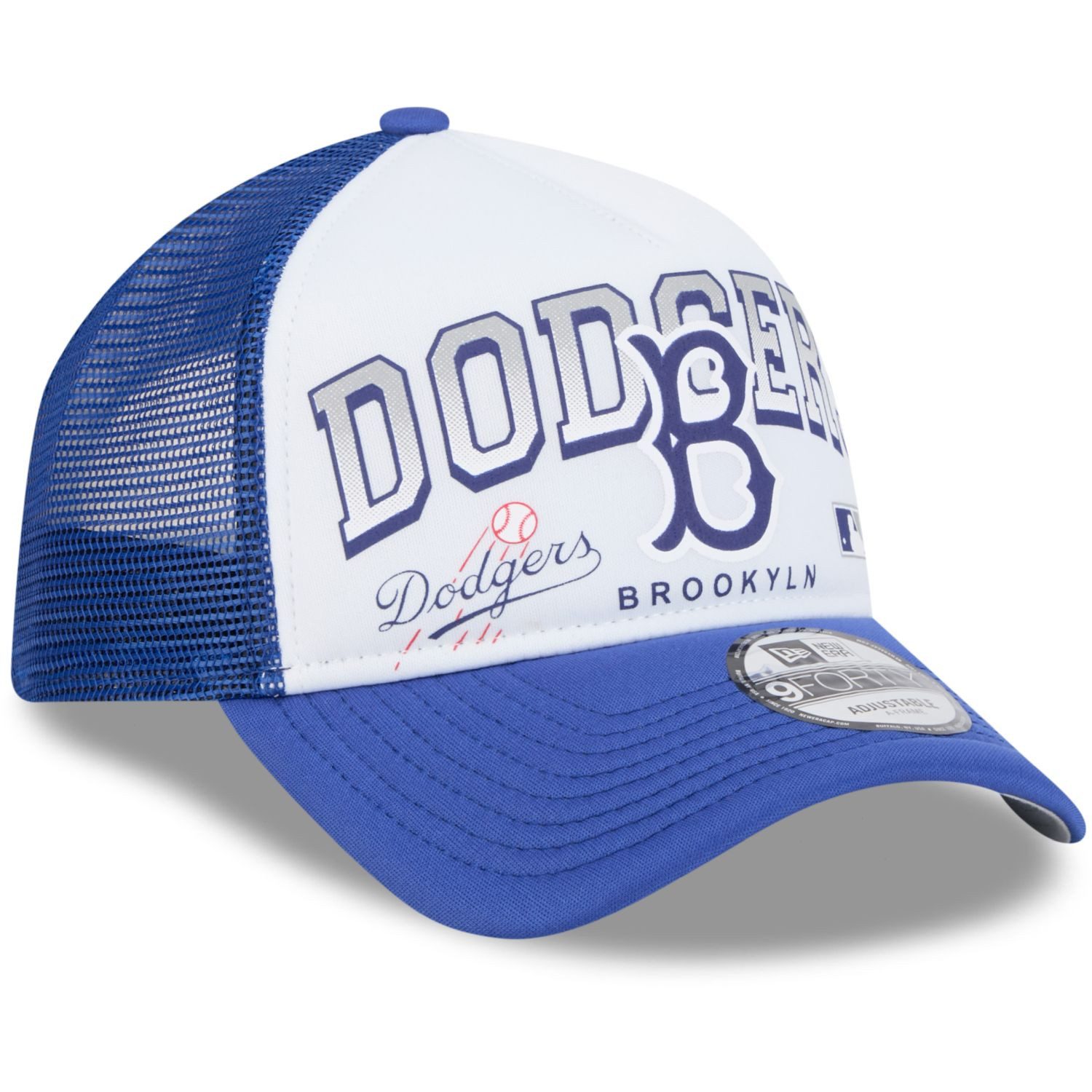 New Era Trucker Cap AFrame Trucker RETRO Los Angeles Dodgers
