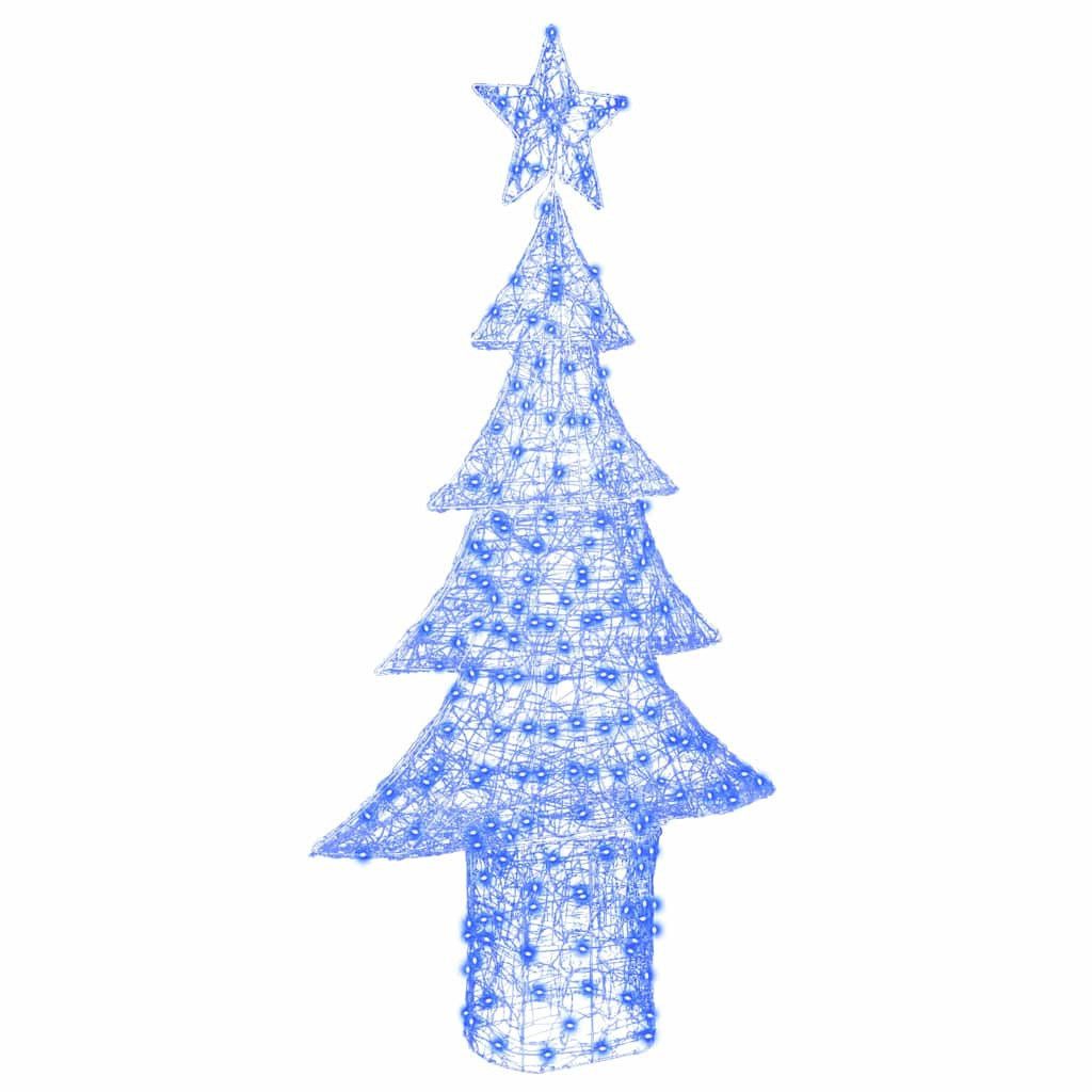 vidaXL Christbaumschmuck Weihnachtsbaum 240 LEDs Blau 180 cm Acryl (1-tlg)