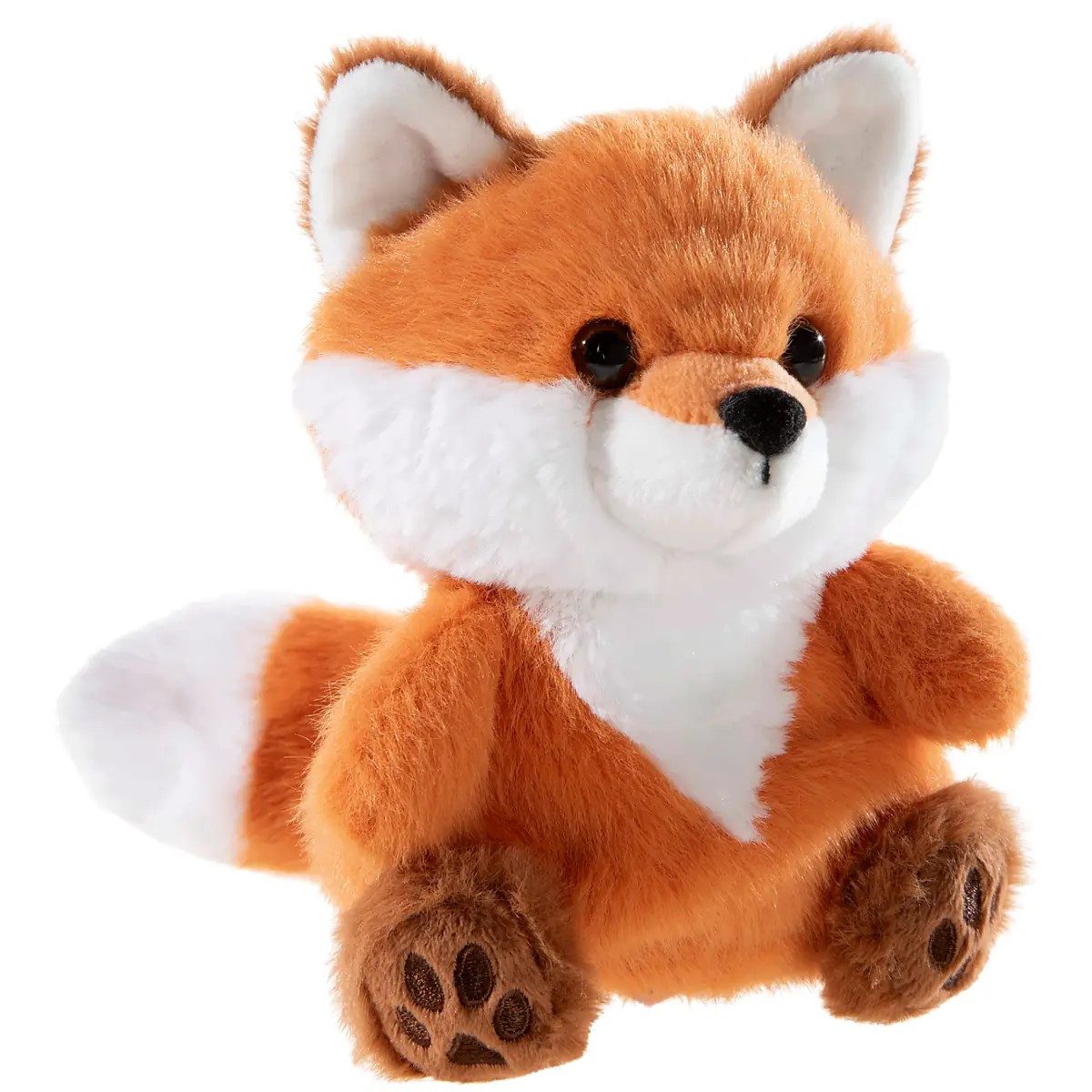 Heunec® Kuscheltier Kuscheltier Fuchs Chagiya 13 cm orange/weiß Antistress-Tier (Stofffuchs Plüschfuchs Füchse, Stofftiere Plüschtiere Baby Kinder Spielzeug)