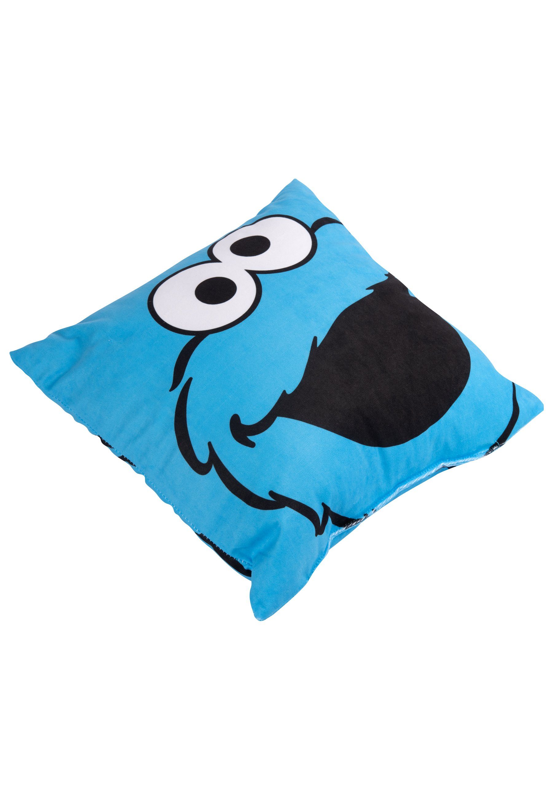 United Labels® Dekokissen Sesamstraße - Krümelmonster