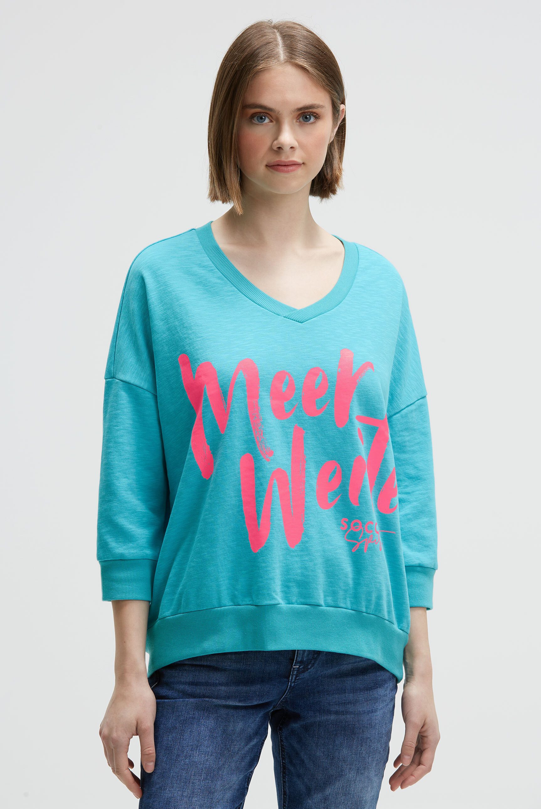 SOCCX Sweater mit Baumwolle günstig online kaufen