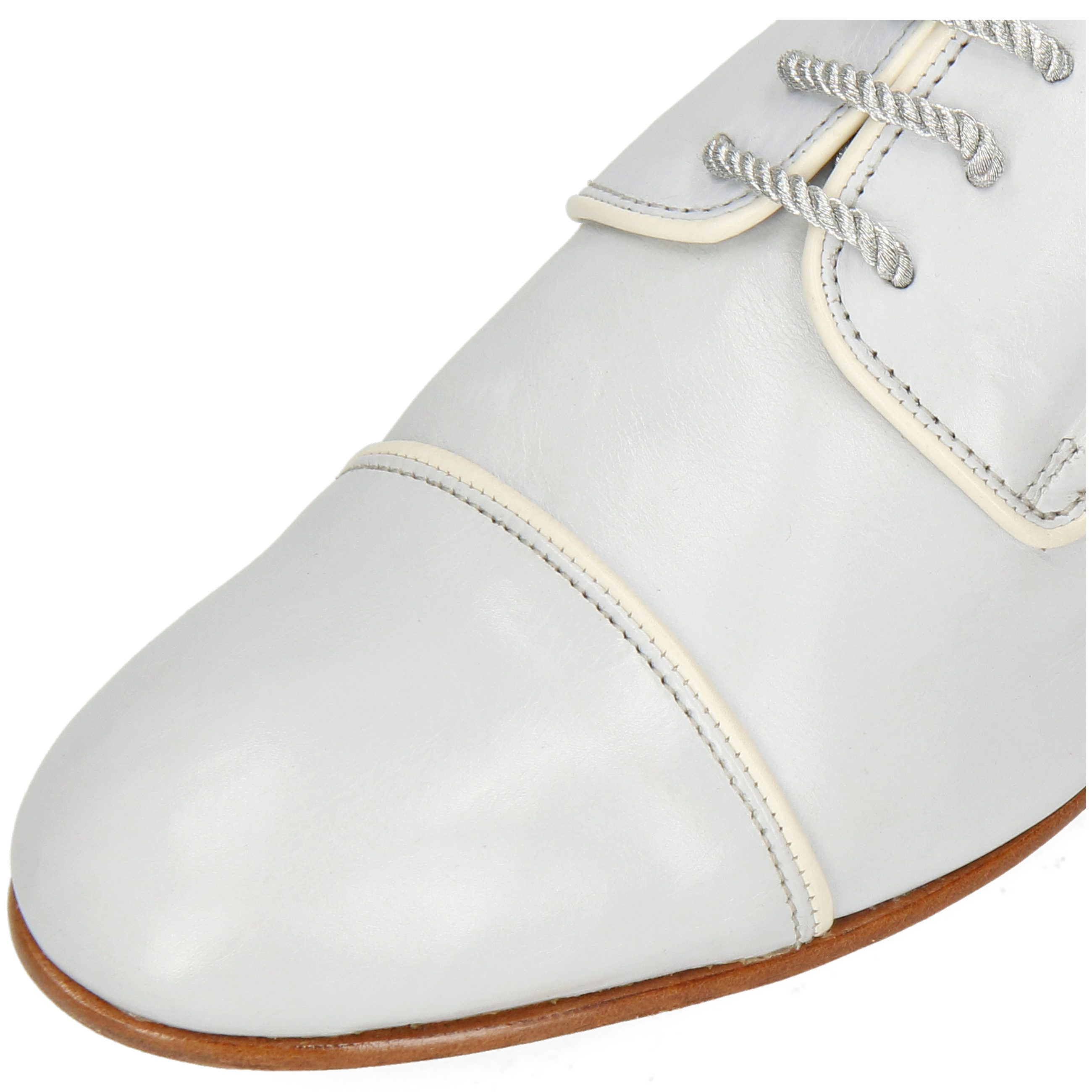 Palma 177 & Hamilton Sally Tequila Melvin White Binding Schnürschuh