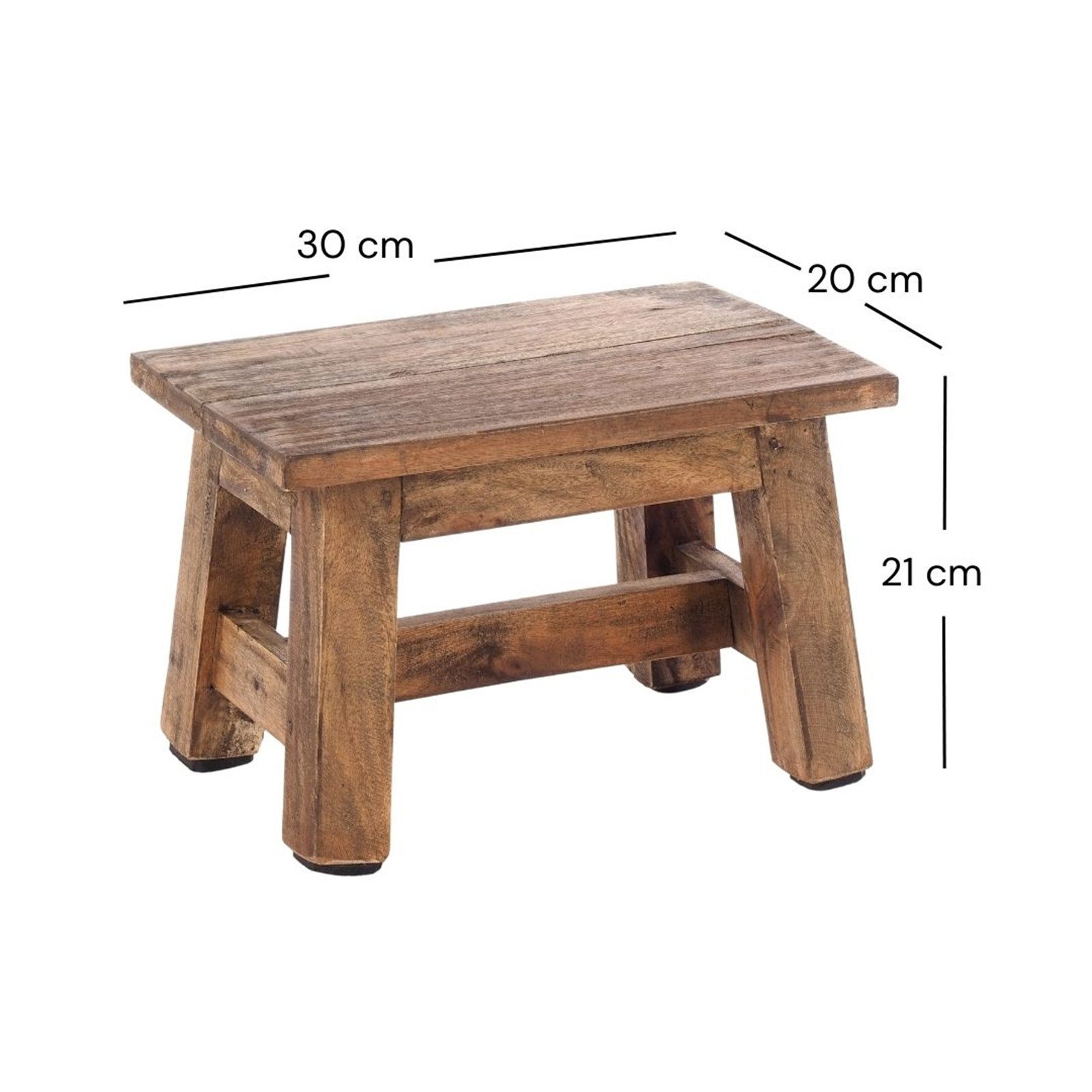 DESIGN DELIGHTS Hocker FUSSHOCKER Monte, 30x21cm(BxH), günstig online kaufen