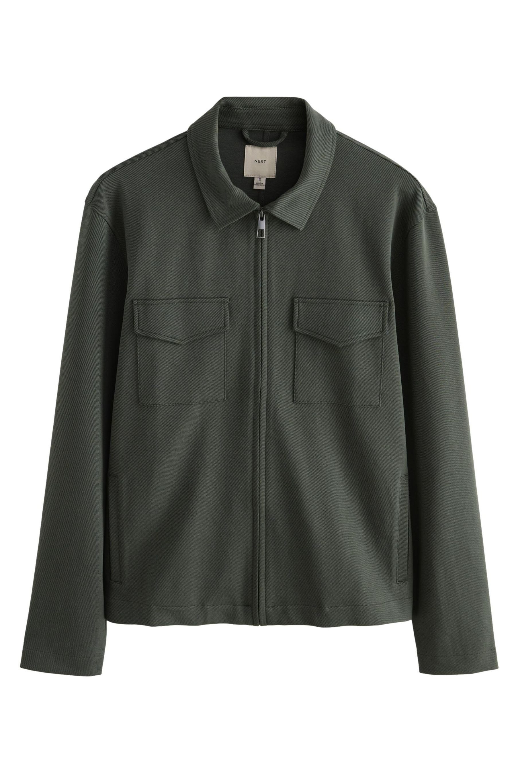 Next Hemdjacke Jersey-Hemdjacke mit Fischgrätmuster (1-St) günstig online kaufen