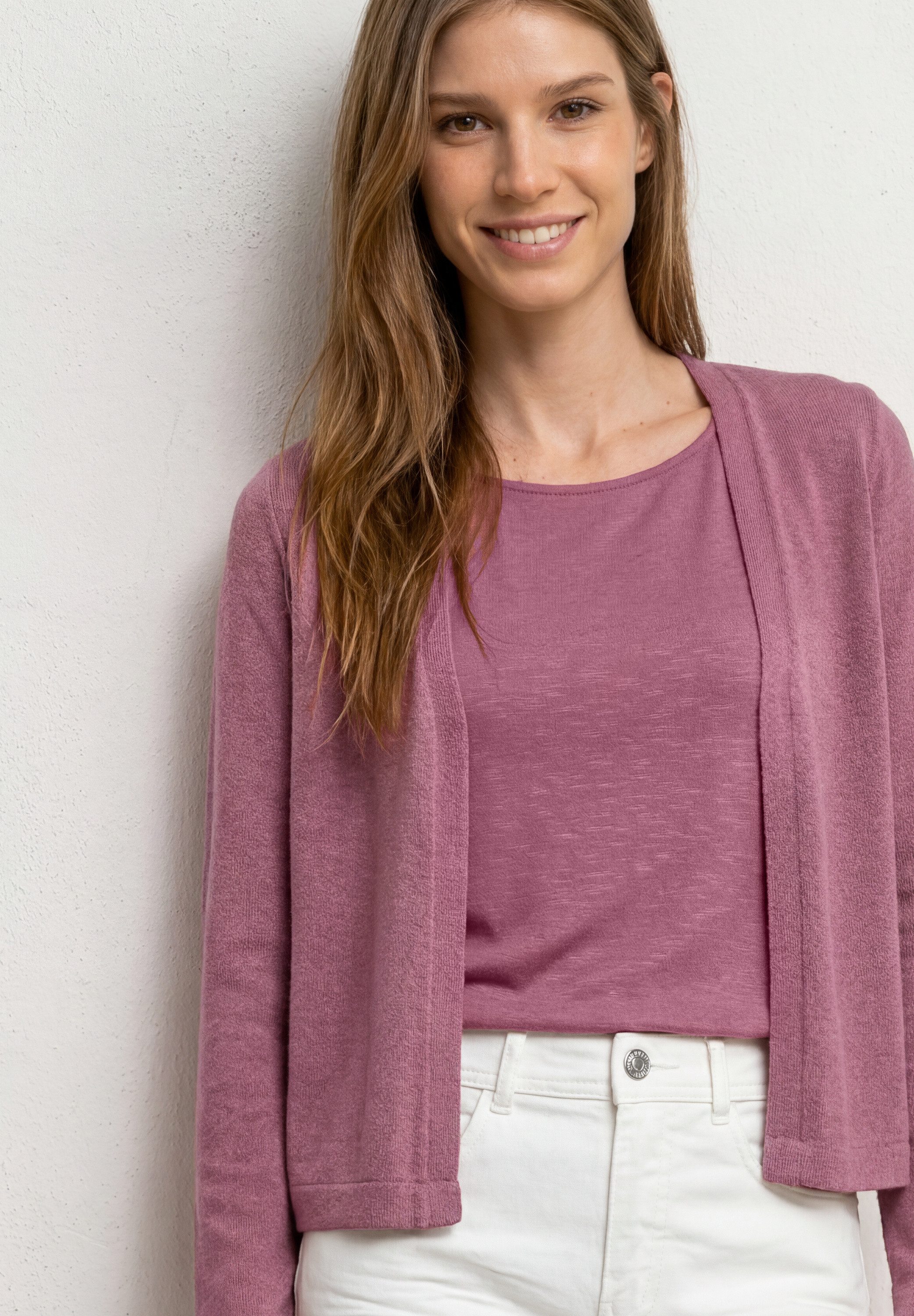 STREET ONE Shirtjacke Style Nette unifarben, offen zu tragen, in Strick-Optik