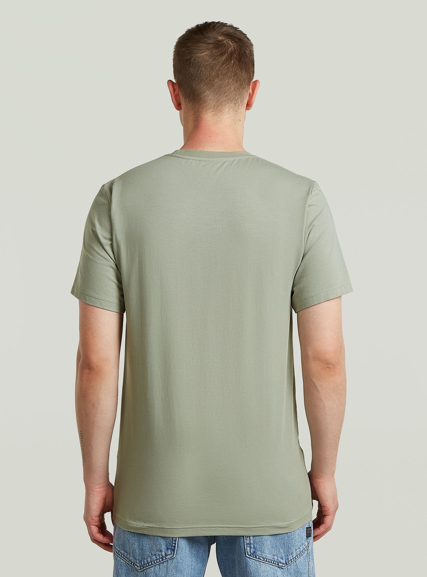 G-STAR T-Shirt Slim Base T-Shirt – Bild 5 von 5