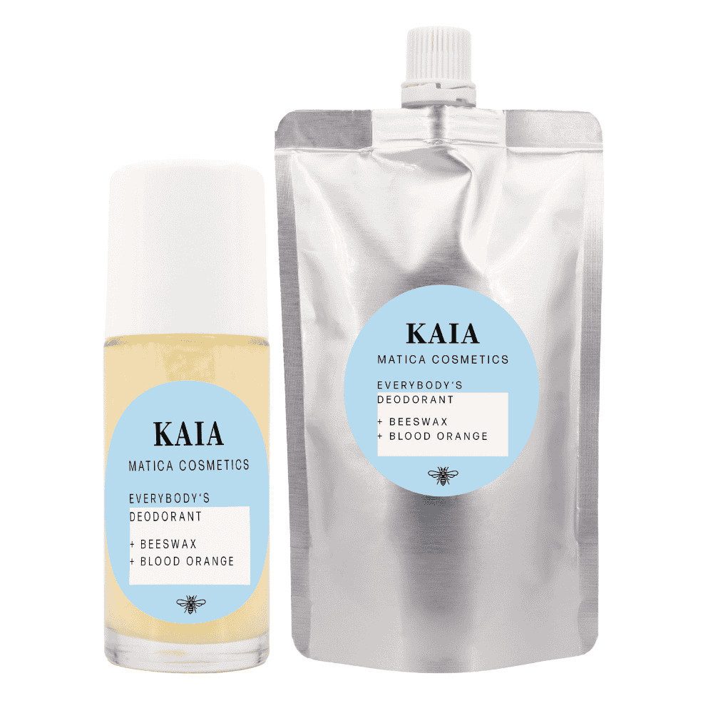 Matica Cosmetics Deo-Creme KAIA Deo-Set Effektiver Schutz mit natürlicher Formel + Nachfüllpack, 2-tlg., Aluminiumfrei