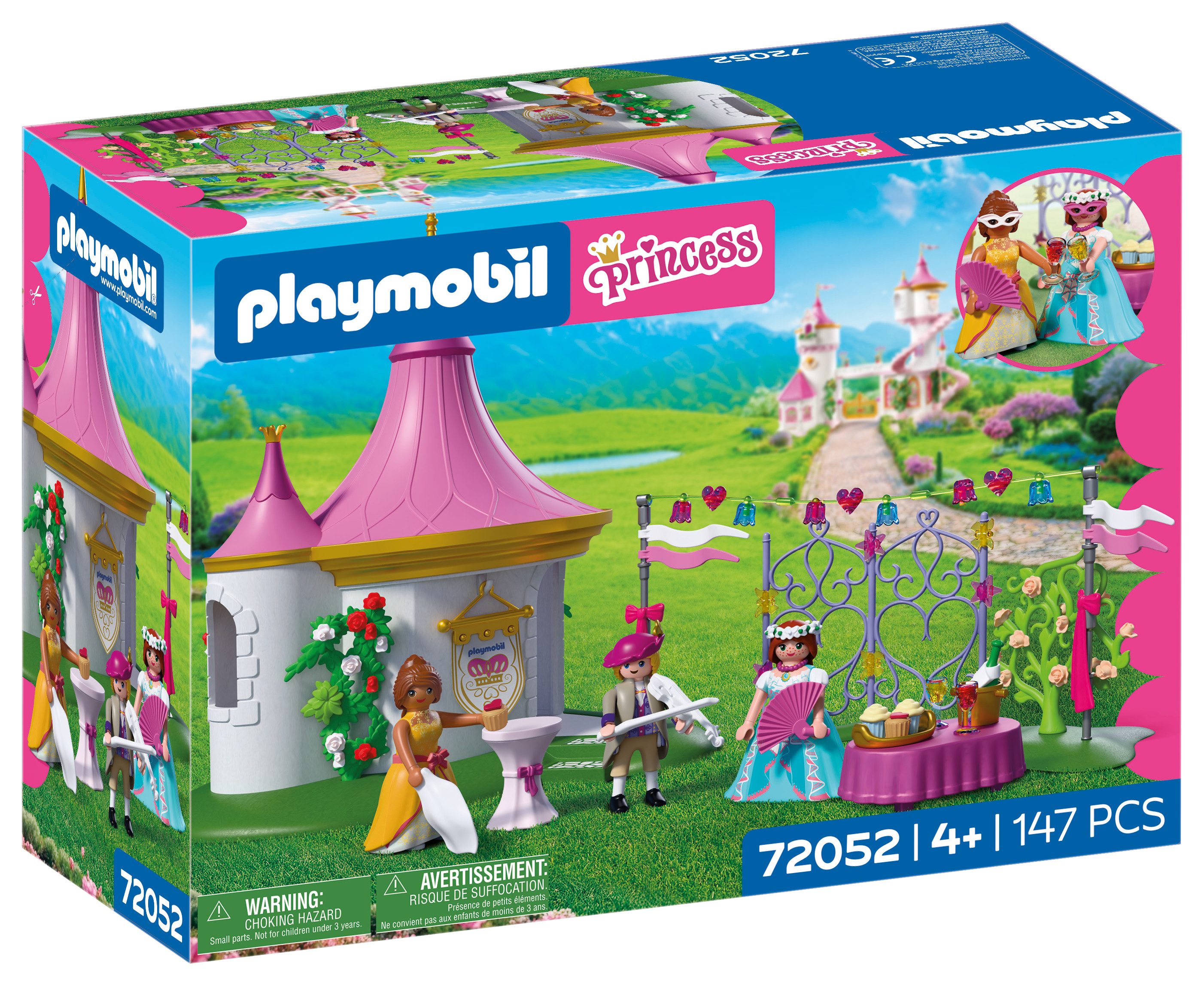 Playmobil® Maskenball im Pavillon (72052), Princess Konstruktions-Spielset, (147 St), Made in Europe