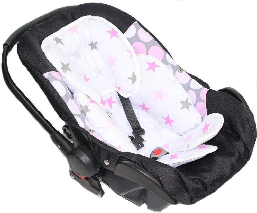 Primawela Sitzverkleinerer Sitzverkleinerer Baumwolle für Auto Kindersitz Baby Schale Einlage
