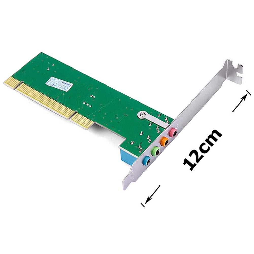 Bolwins B34C PCI Soundkarte Sound Karte Audio 4 Kanal Surround für PC Windows Soundkarte 5.1-Sound, PCI Soundkarte