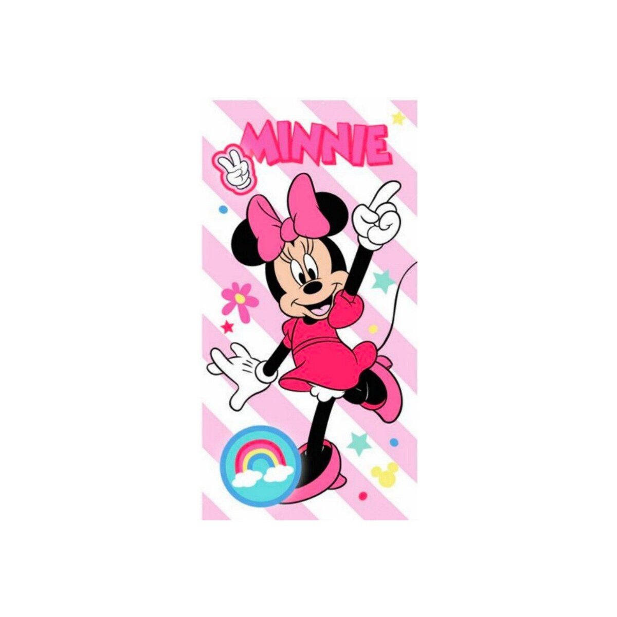 Disney Badetücher Minnie Joy Splash Strandtuch 70x140, 100% Polyester (1-St)