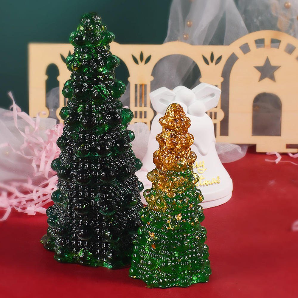 Personalisierbar, Weihnachtsbaumform, Silikonform Blusmart S Einfache, 3D-Kerzenform origami In Silikonform tree