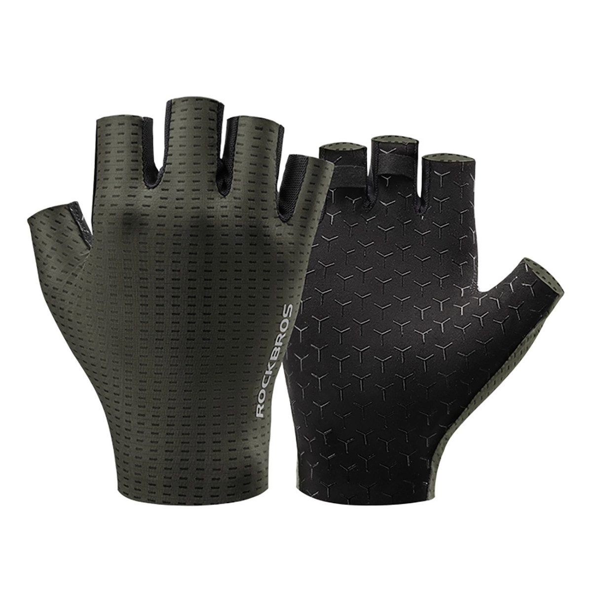 ROCKBROS Fahrradhandschuhe Rockbros Atmungsaktive Kurzfinger-Fahrradhandschuhe