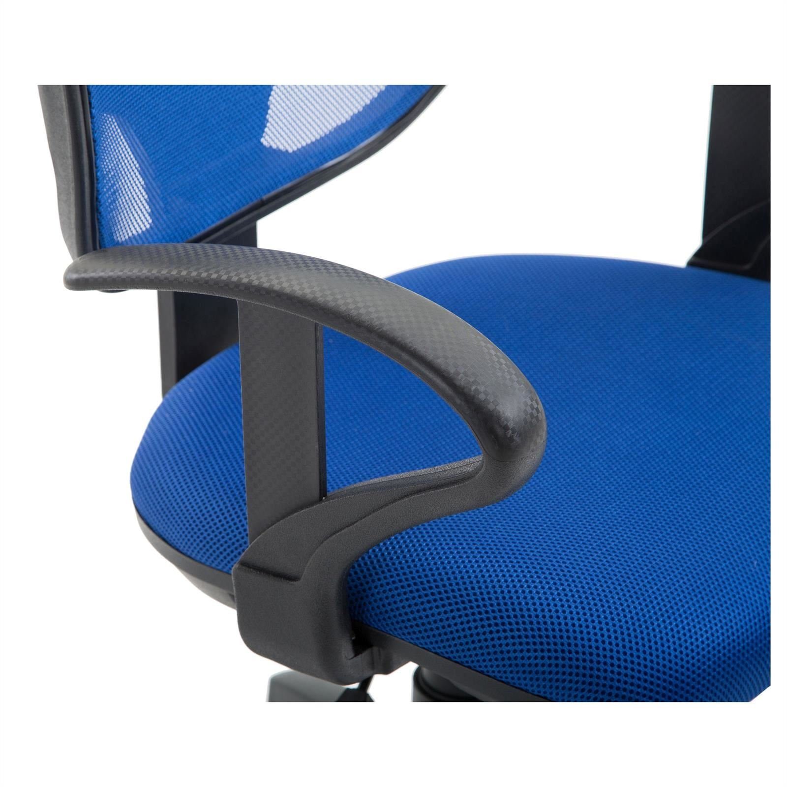 IDIMEX Drehstuhl COOL, Schreibtischstuhl Kinder ergonomisch höhenverstellbar Drehstuhl blau