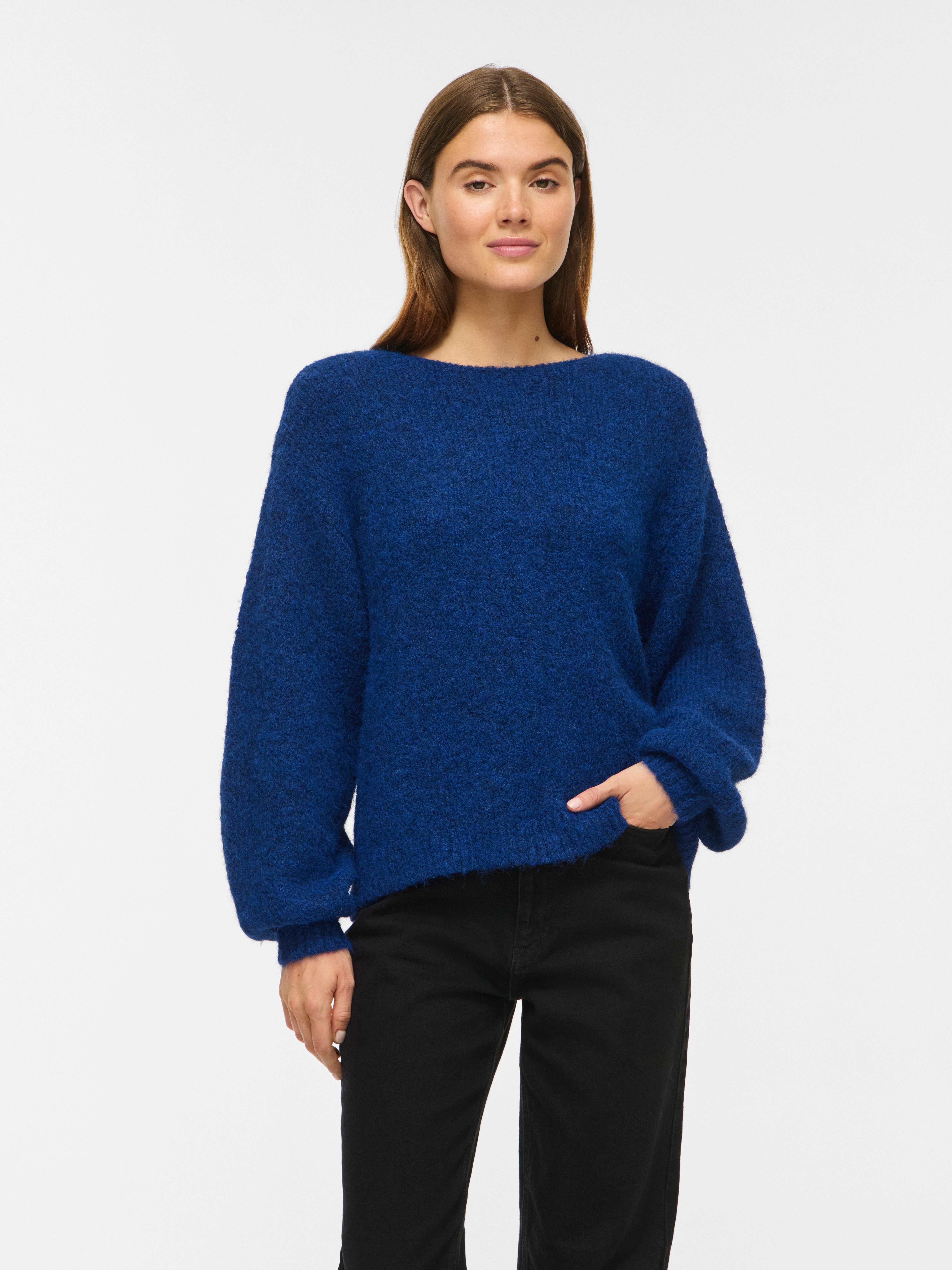 Vila Strickpullover VIMARLEY L/S KNIT PULLOVER- NOOS Materialmix, regular fit