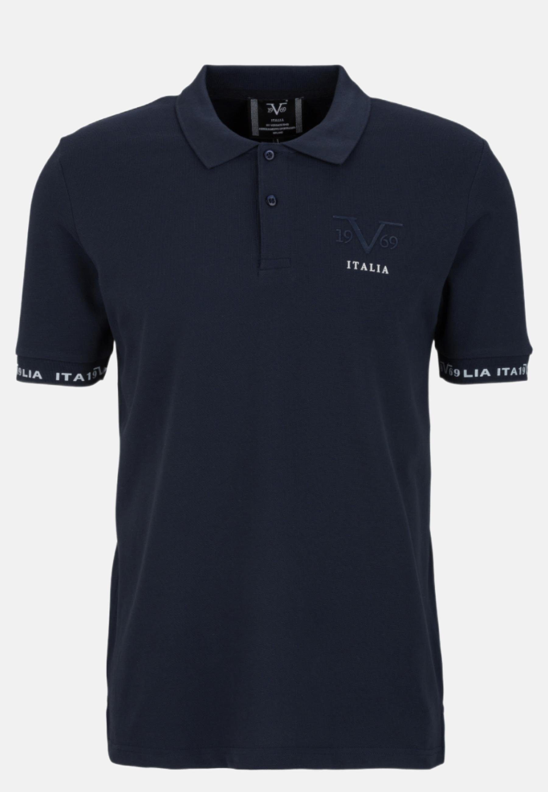 19V69 Italia by Versace T-Shirt Polo Shirt Harry blau