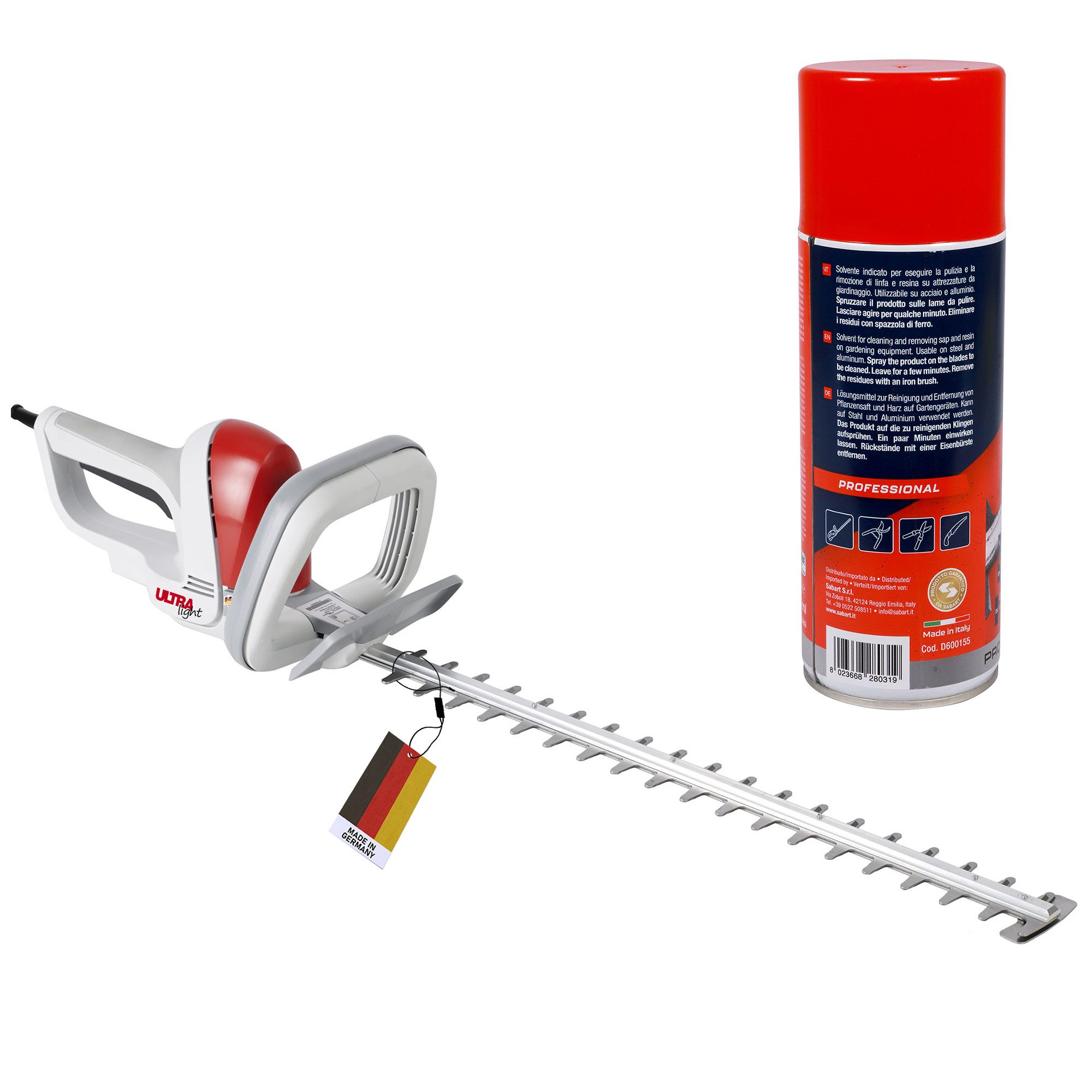 ikra GmbH Elektro-Heckenschere FHS 1555, Made in Germany- patentierte Ultralight-Leichtbau-Getriebe