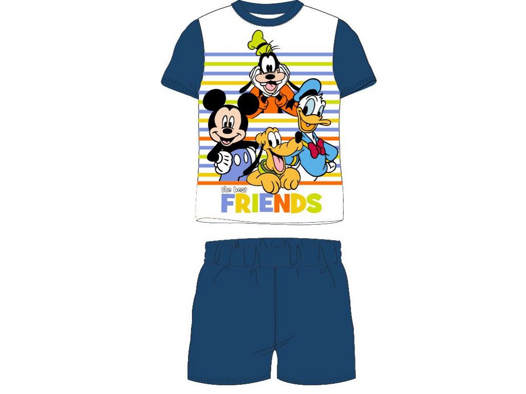 Disney Mickey Mouse Shorty kurzer Schlafanzug Pyjama Mickey and Friends