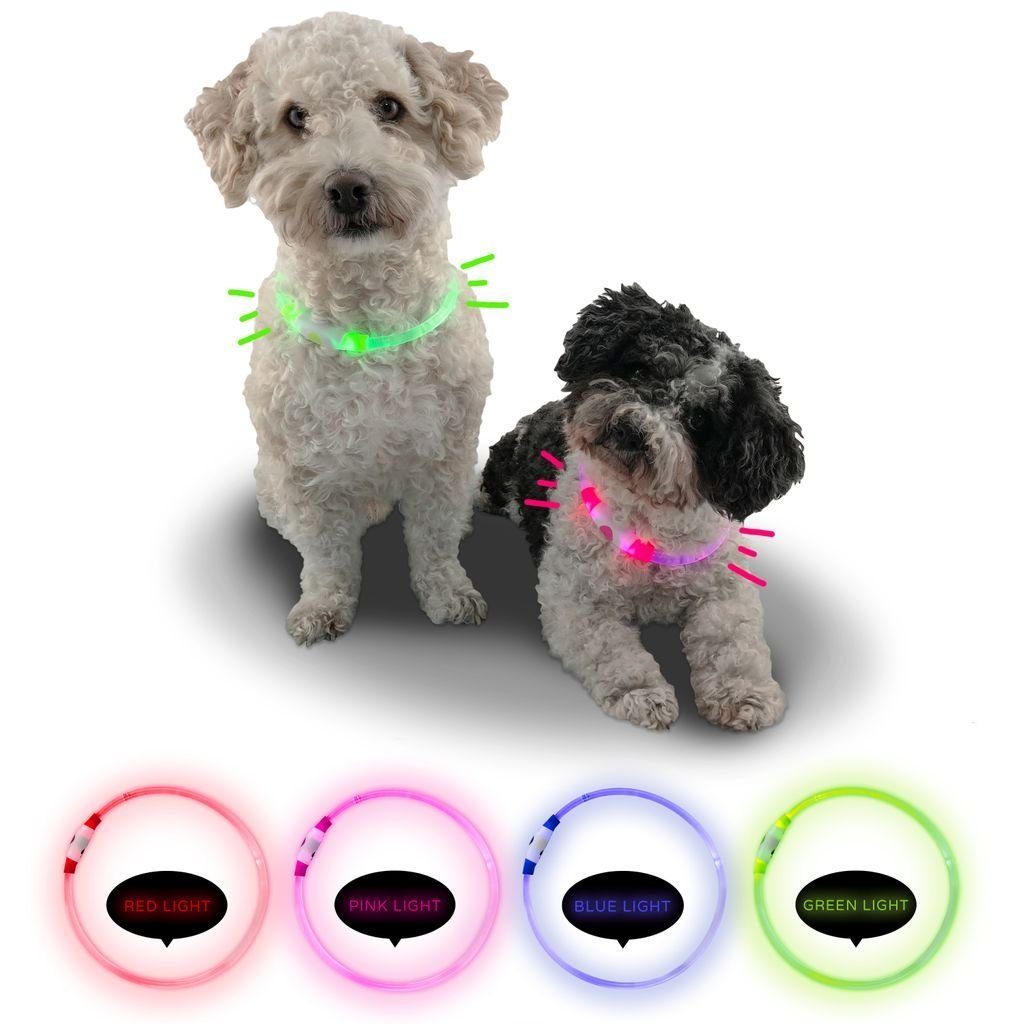 riijk Leuchthalsband LED Hundehalsband, Kunststoff, individuell einfach mit günstig online kaufen