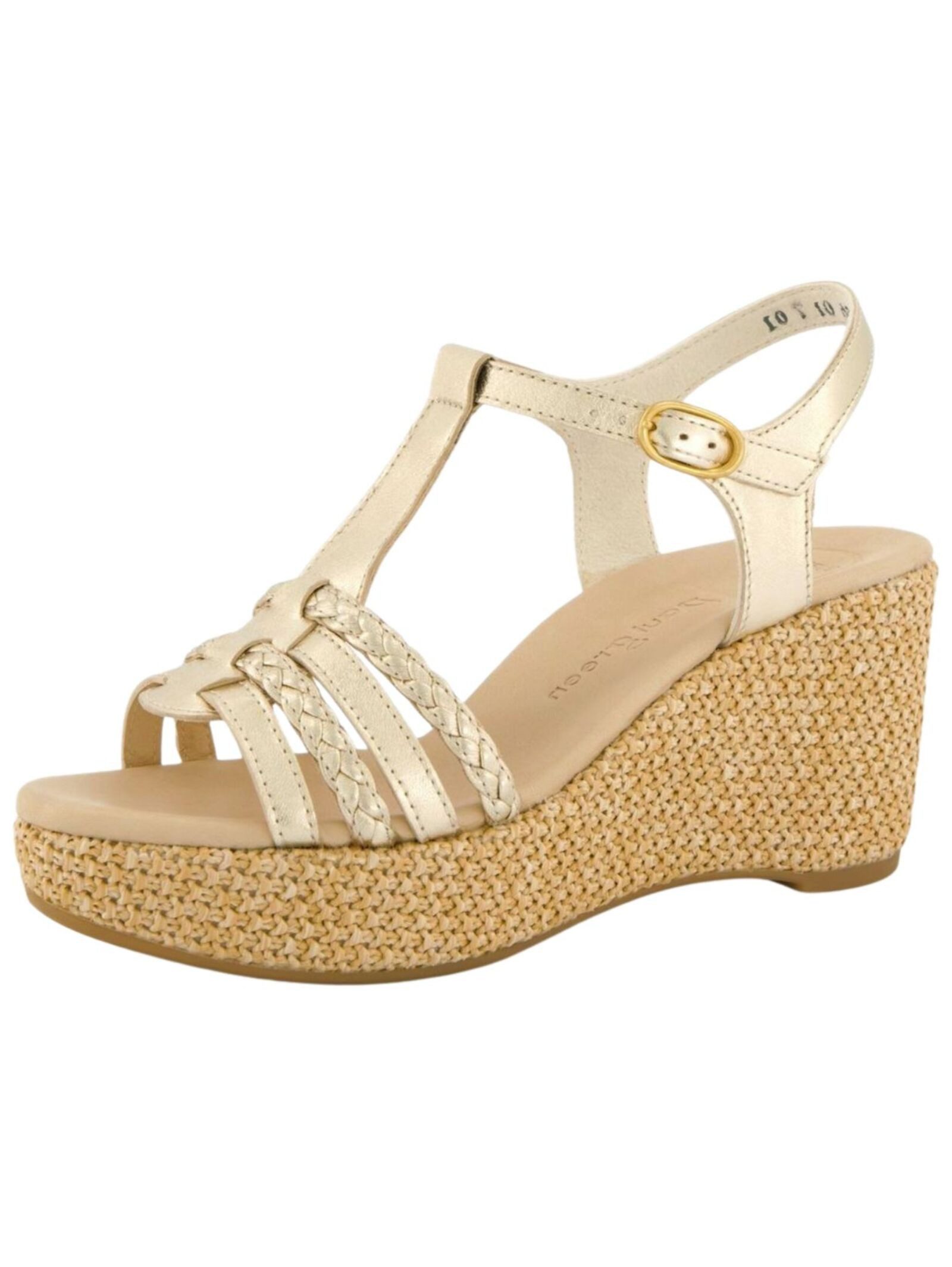 Paul Green Sandalen Leder Keilsandalette günstig online kaufen