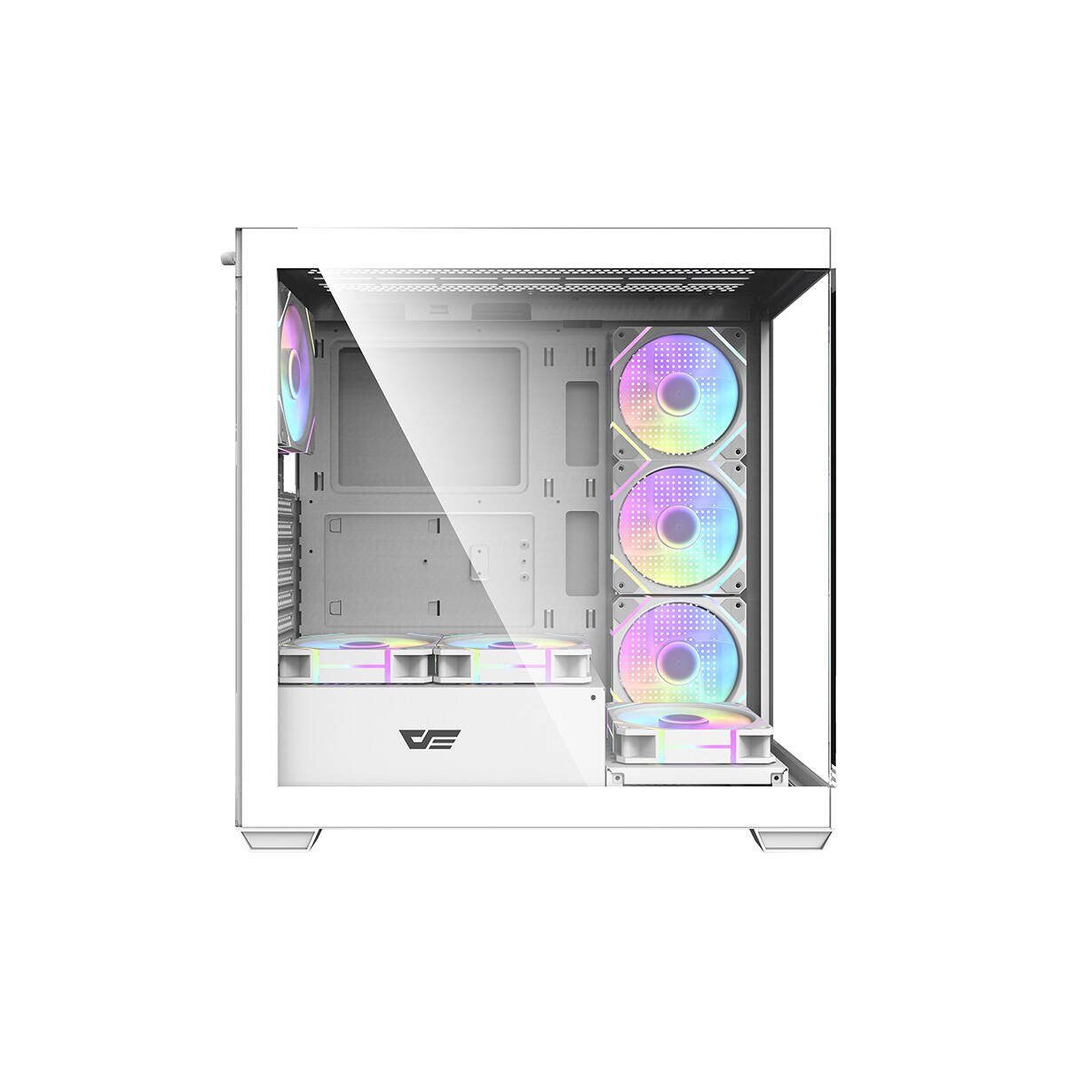 Darkflash PC-Gehäuse Darkflash DS900 PC Gehäuse inkl. 7 ARGB Lüfter