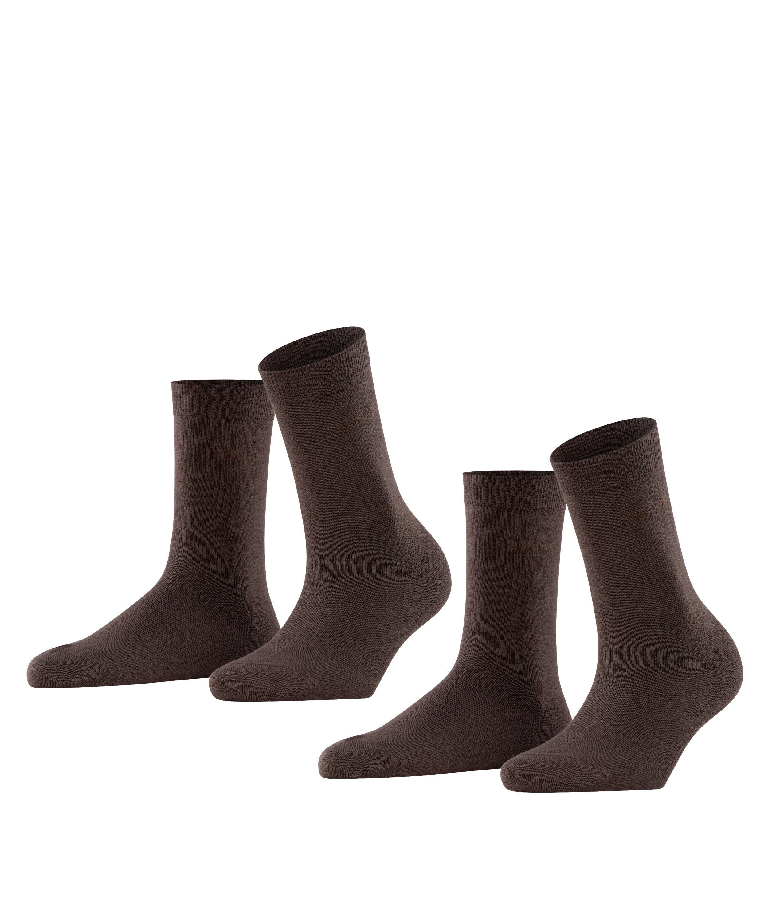 Uni (2-Paar) brown dark Esprit 2-Pack Socken (5230)