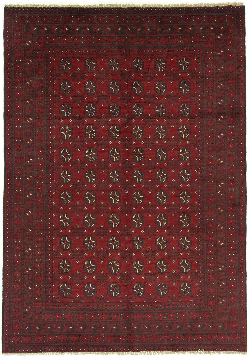 Orientteppich Afghan Akhche 164x237 Handgeknüpfter Orientteppich, Nain Trading, rechteckig, Höhe: 6 mm