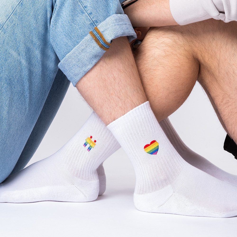 OCCULTO Tennissocken Herren & Damen LGBTQ Tennissocken 3er Pack (Modell: Pride) (3-Paar)
