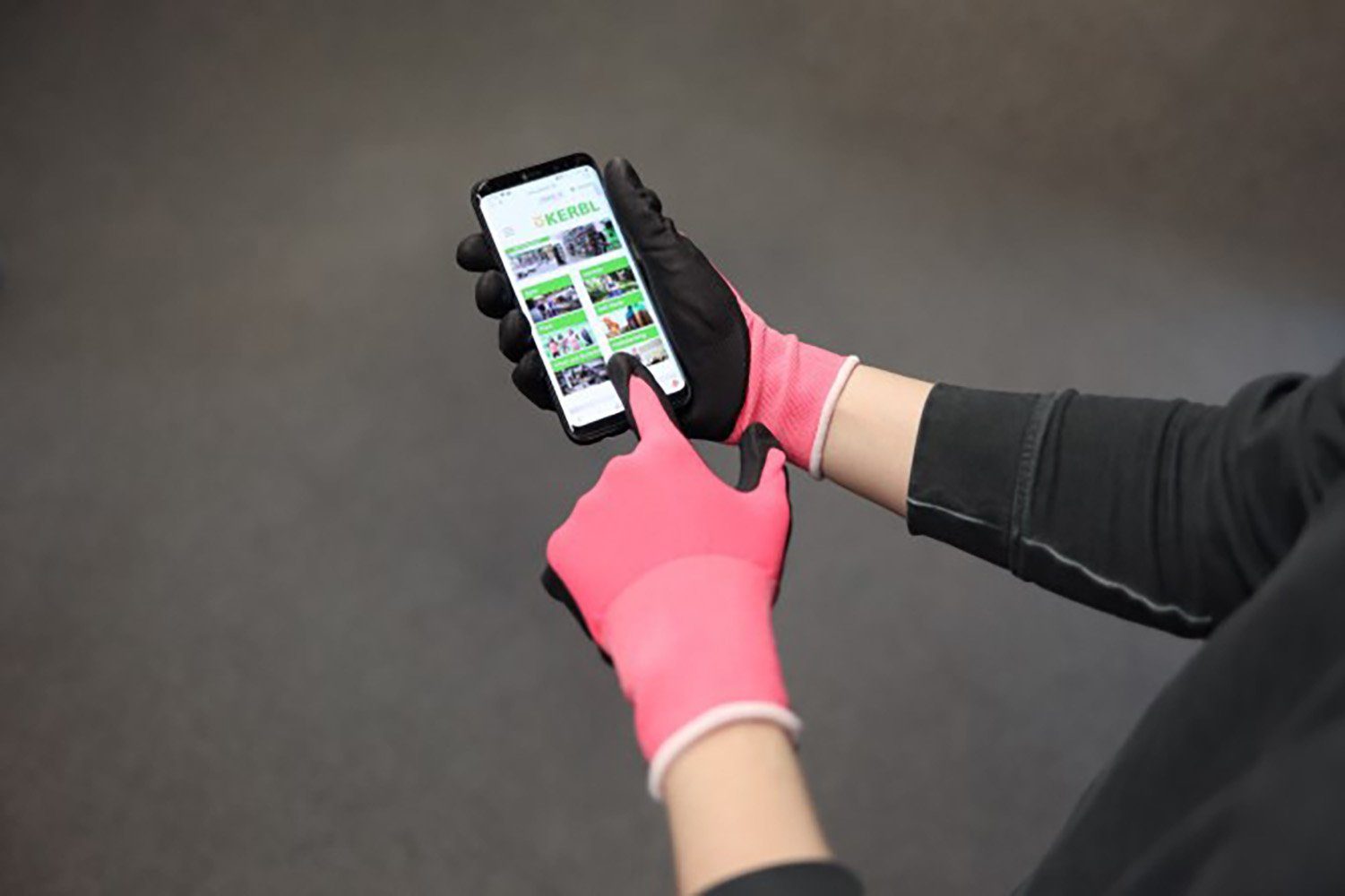 Kerbl Arbeitshandschuhe 3x Touchscreenhandschuh EasyTouch, Lady, pink, Gr. günstig online kaufen