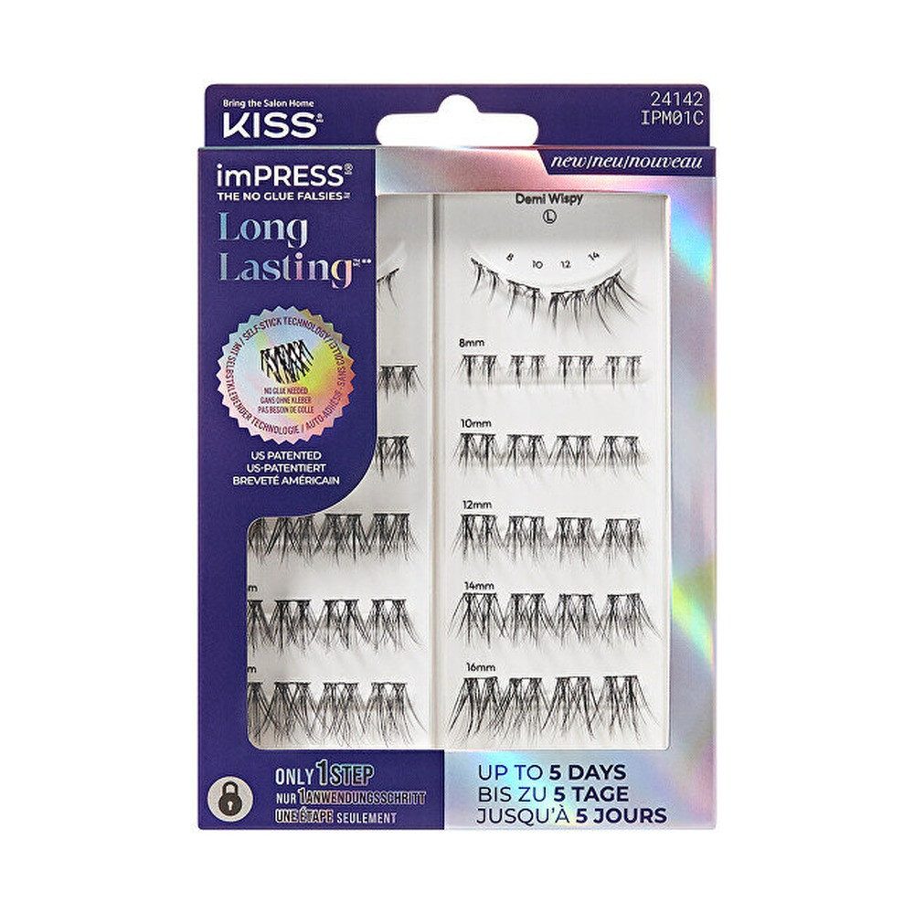 Kiss Einzelwimpern KISS imPRESS langlebige Multi 01 Wimpern