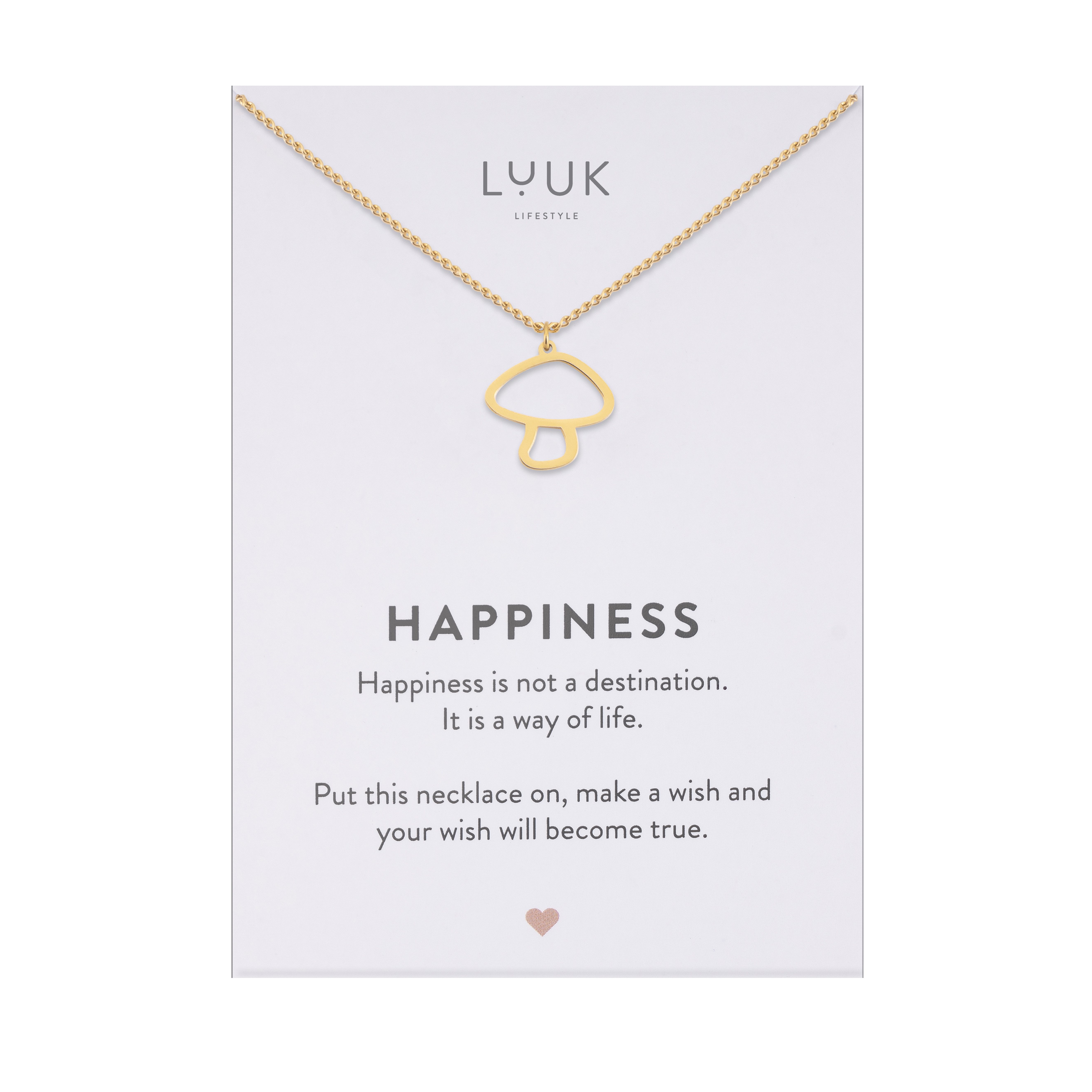 LUUK LIFESTYLE Kette mit Anhänger Pilz, günstig online kaufen