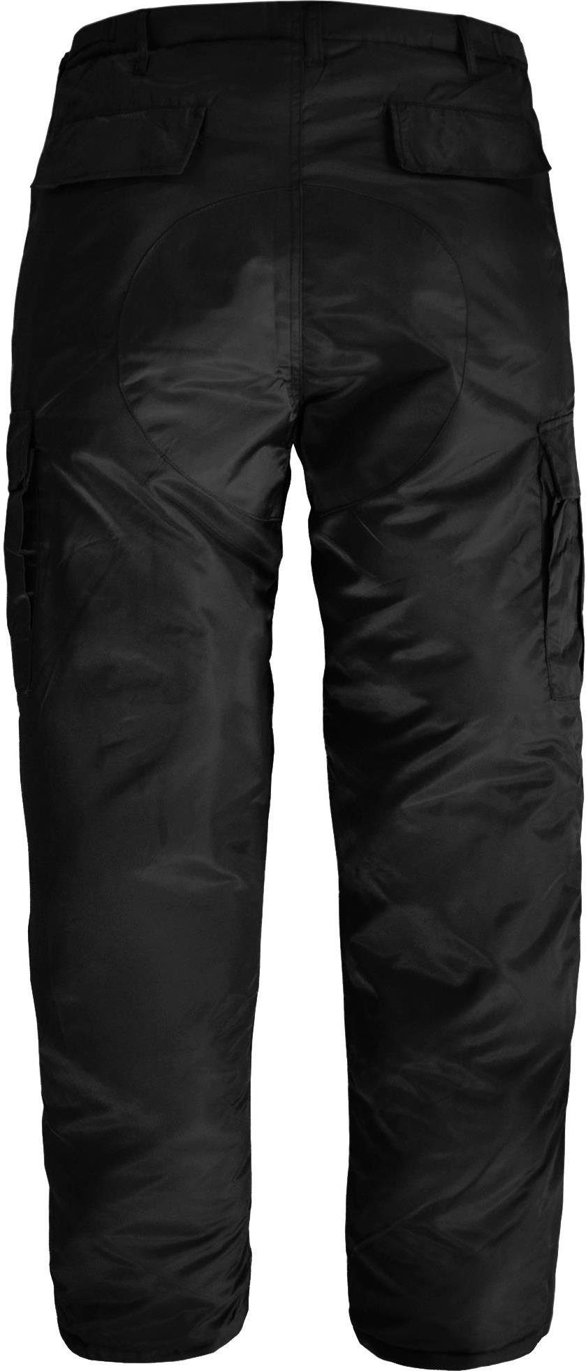 Outdoor normani Yerupaja wasserdichte Schneehose Thermohose Thermo-Winterhose Funktionshose mit Schwarz Taschen Skihose Hose Herren gefütterte