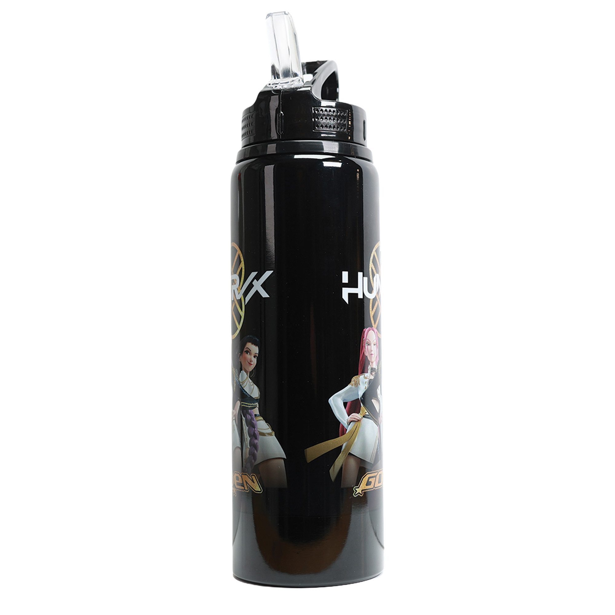 Blue Sky Designs Trinkflasche KPop Demon Hunters - Flip Top Trinkflasche (650ml) Golden – Bild 3 von 4