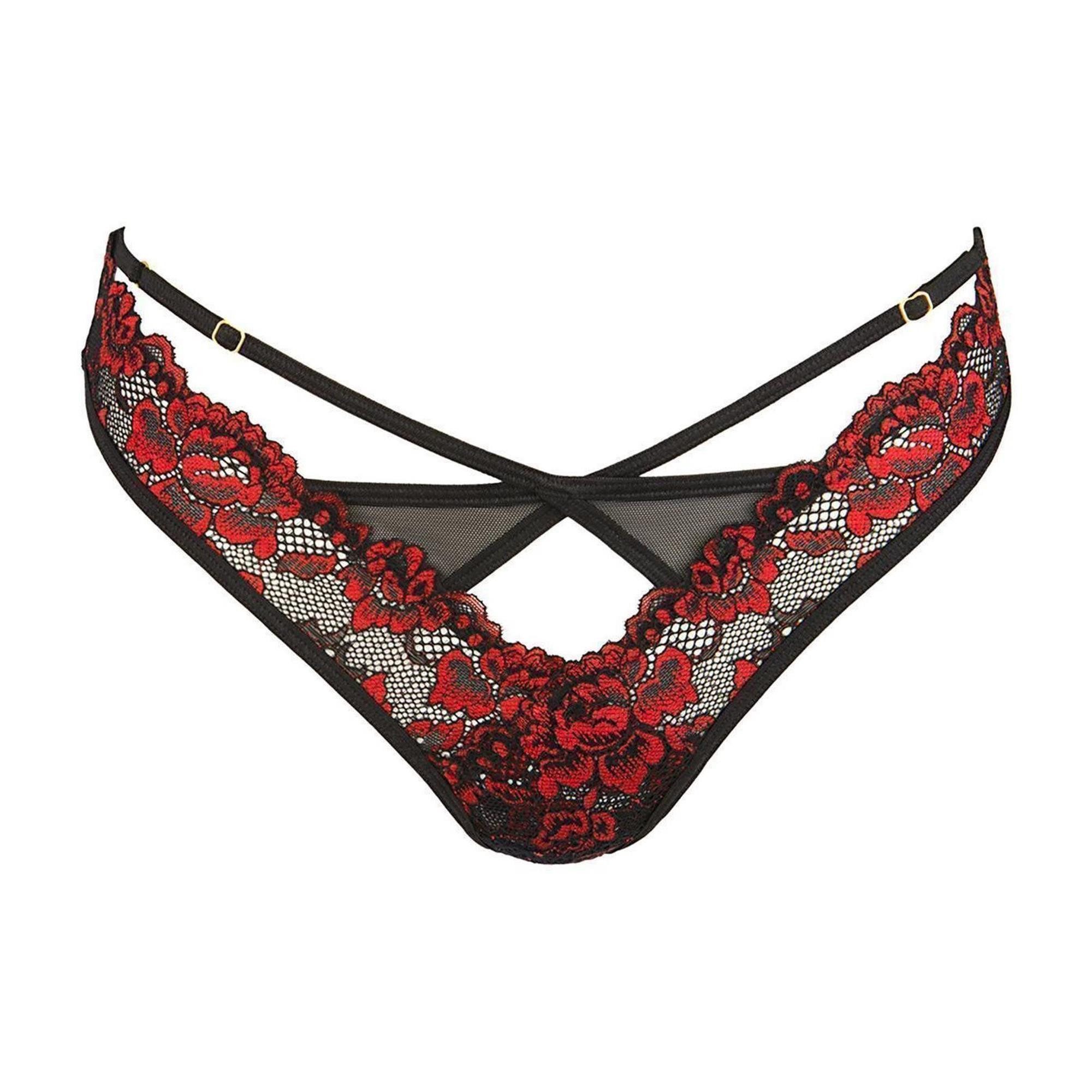 String V-10028 string black - (L,M,S,XL,XS)
