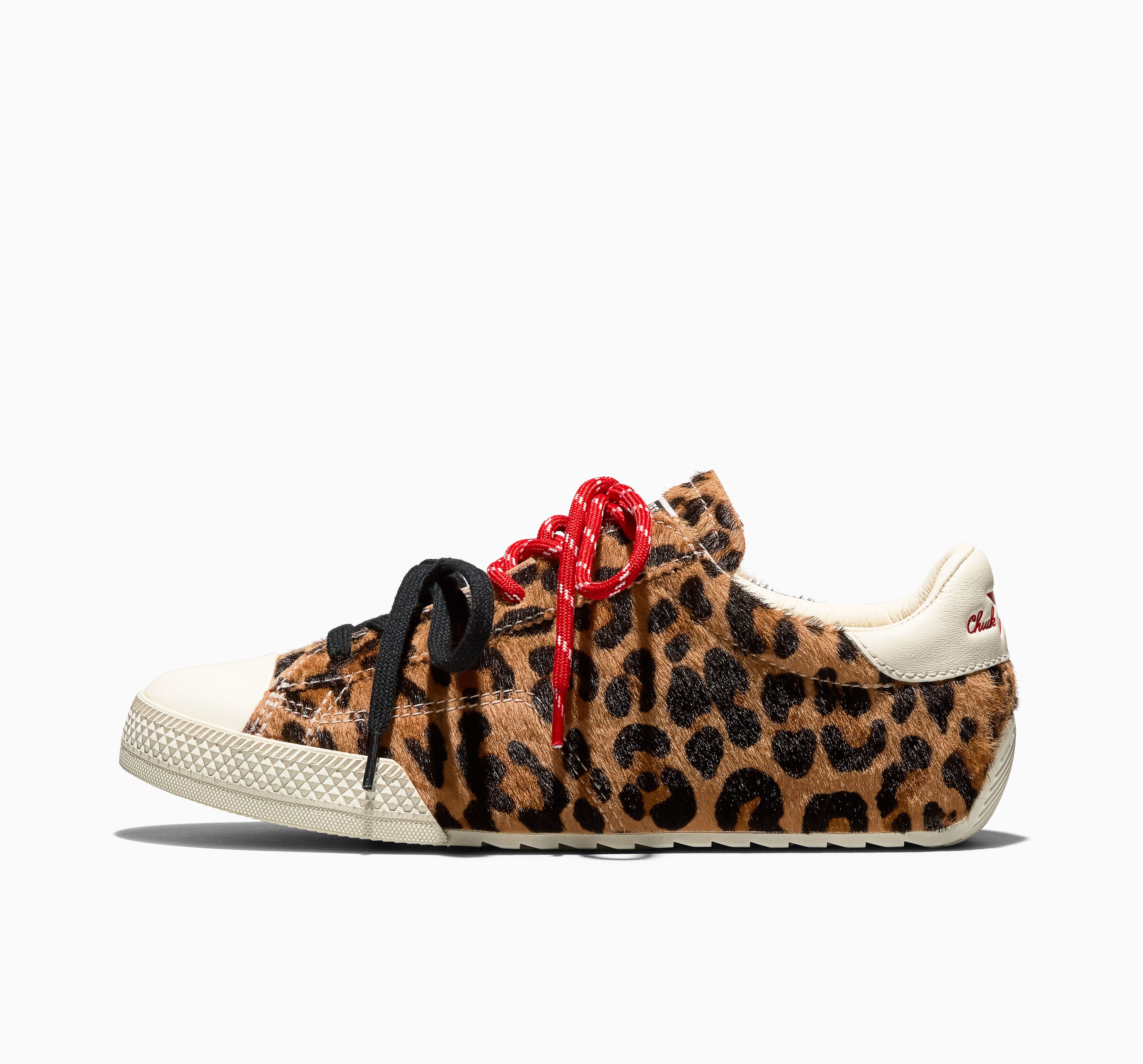 Converse CHUCK TAYLOR LO LEOPARD PONY HAIR Sneaker