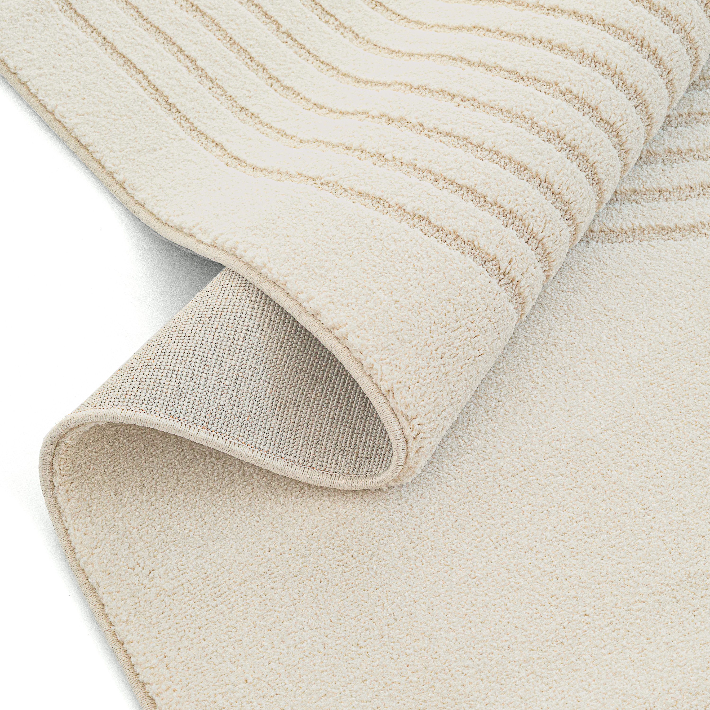 OTTO home Designteppich Soft Dune in Standard- und Premium-Qualität, 3D Optik/Hoch-Tief Effekt, rechteckig, moderner Wohnzimmer Teppich, hohe Flordichte und ang – Bild 5 von 5