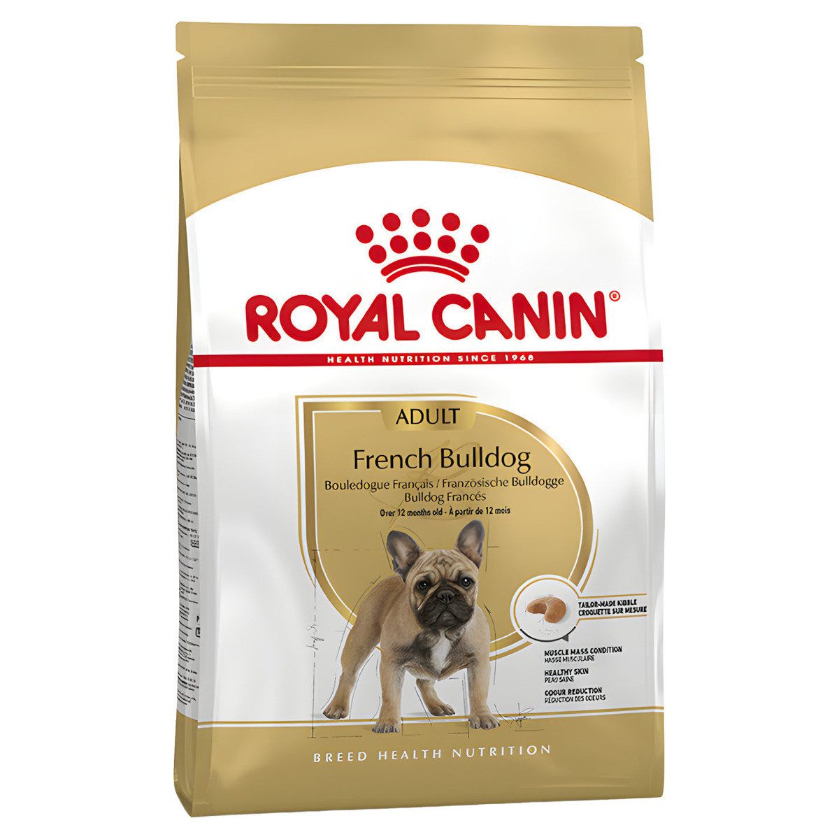 Royal Canin Breed Französische Bulldoge Adult 9 kg, Trockenfutter für: Hund