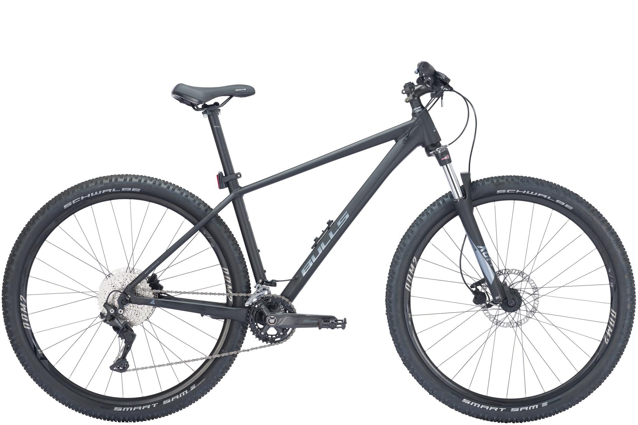 Bulls Mountainbike Bulls Copperhead 2 29'' schwarz 2024, 20 Gang SHIMANO Deore RD-M5120 shadow+, Kettenschaltung
