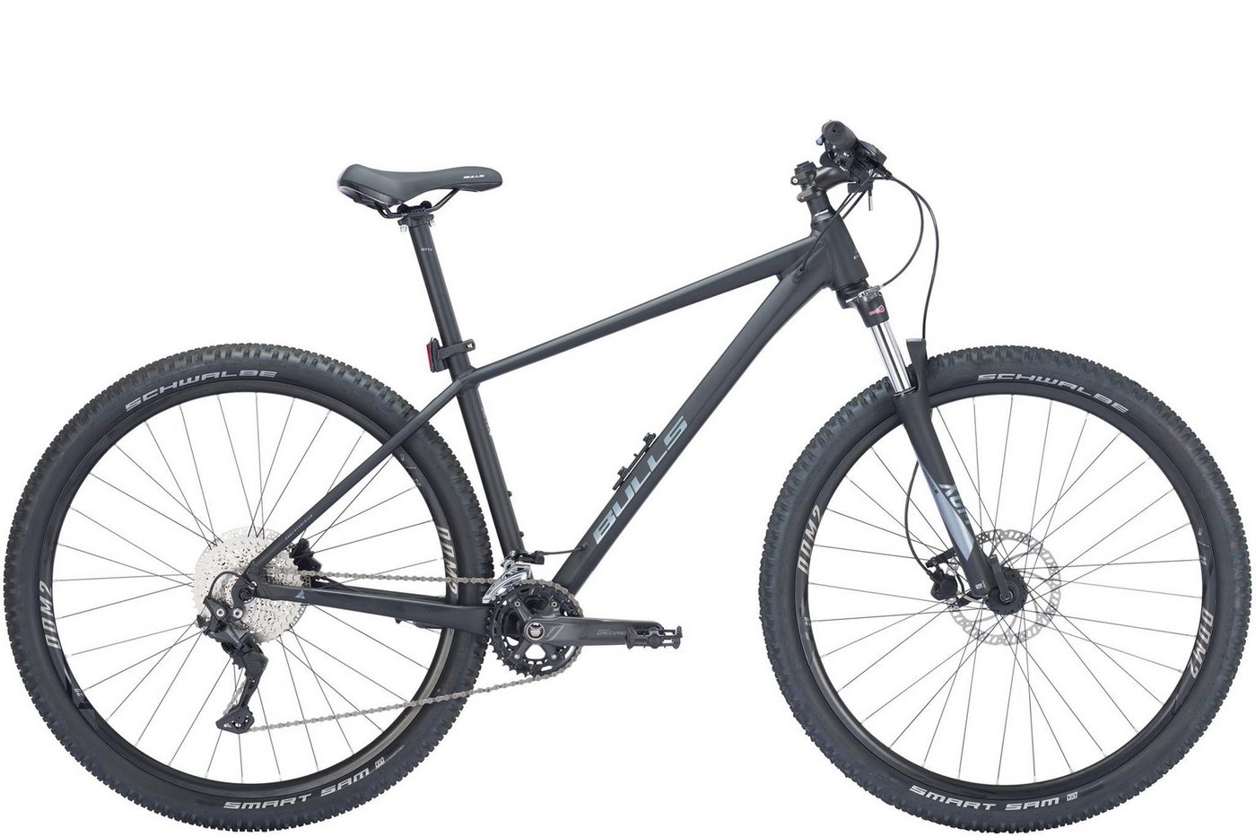 Bulls Mountainbike Bulls Copperhead 2 29'' schwarz 2025, 20 Gang SHIMANO Deore RD-M5120 shadow+, Kettenschaltung
