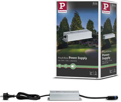 Paulmann Outdoor Plug & Shine Power Supply Silber Alu Trafo (IP67 230/24V DC 75W)