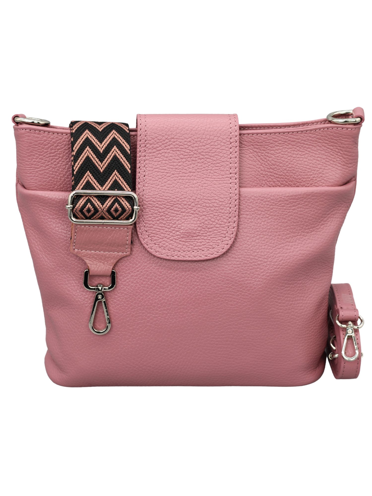 Schultertasche SARA Umhängetasche für Damen, Schultertasche aus Echtleder