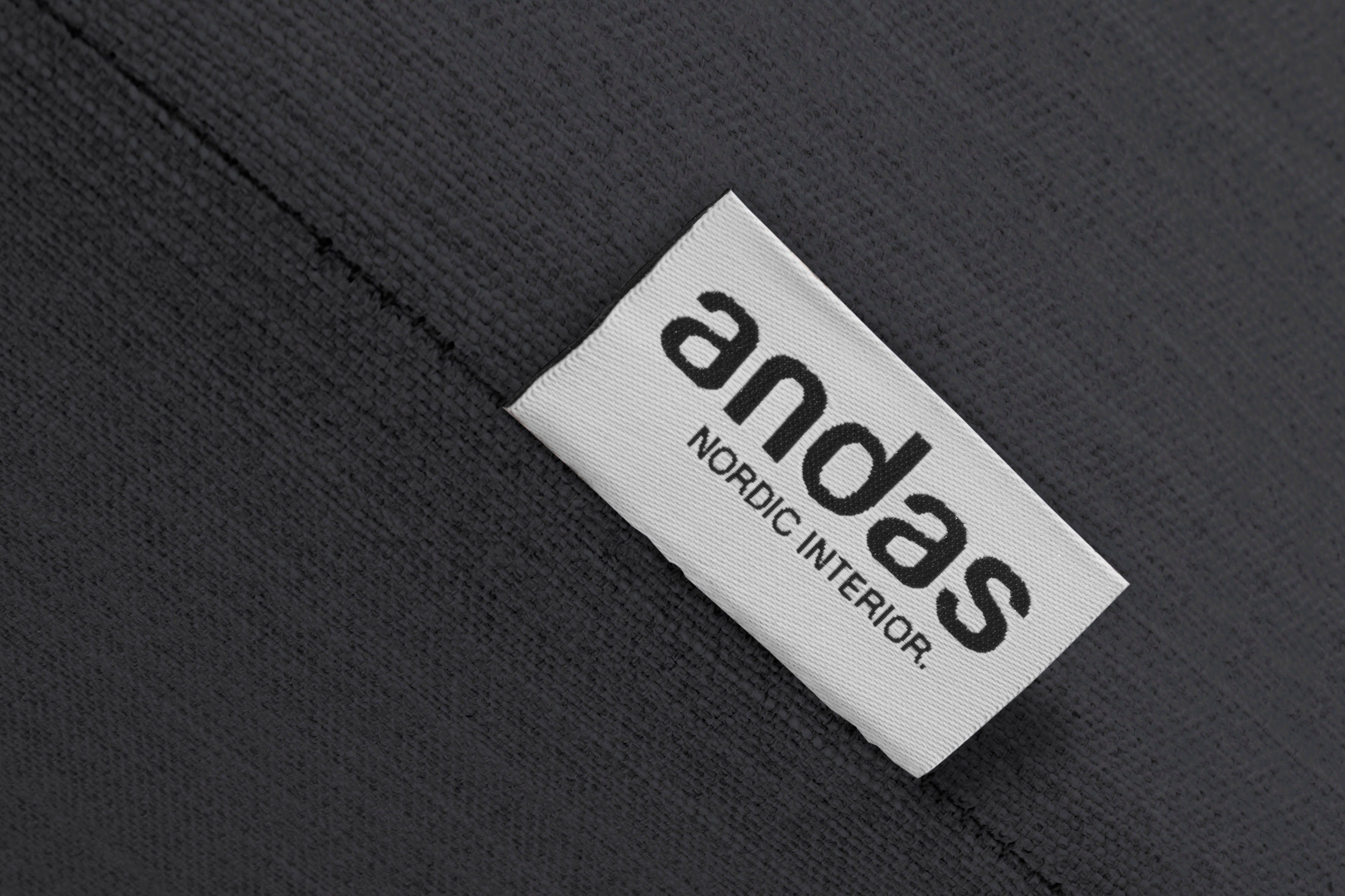 andas 2-Sitzer Frode, Metallfüßen eleganten mit