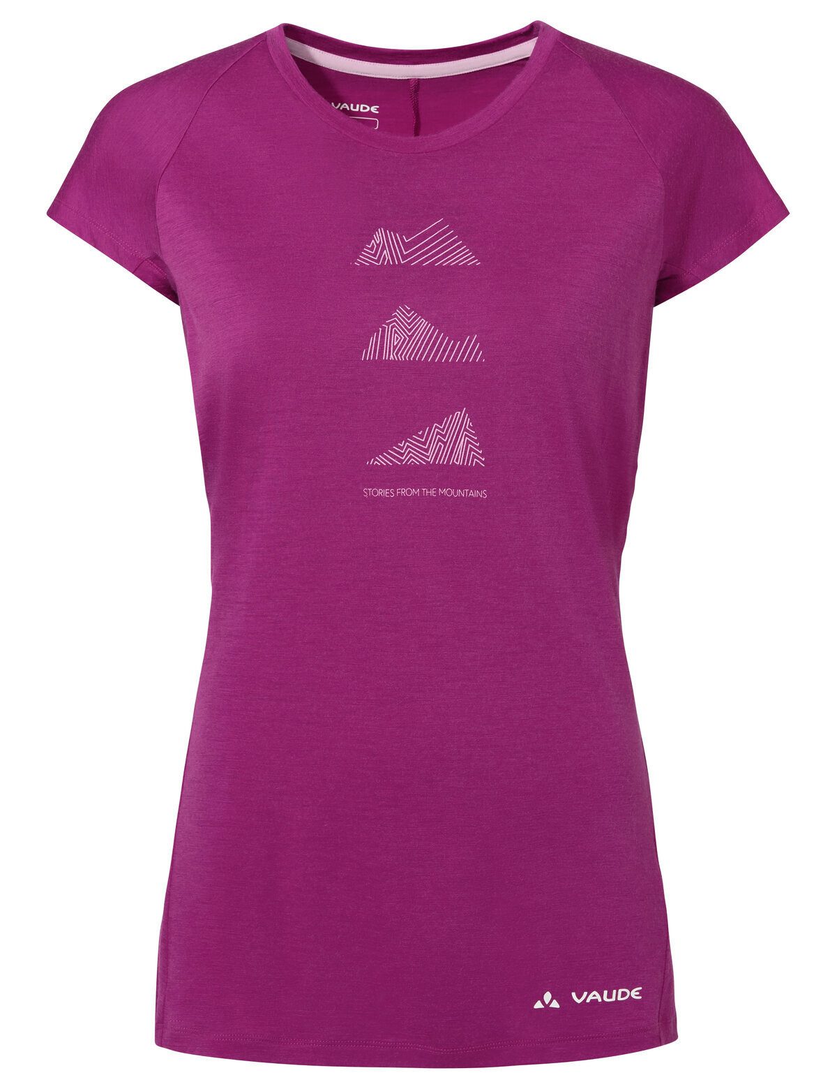 VAUDE T-Shirt Women's Tekoa Wool T-Shirt (1-tlg) schnelltrocknendes und funktionelles Shirt