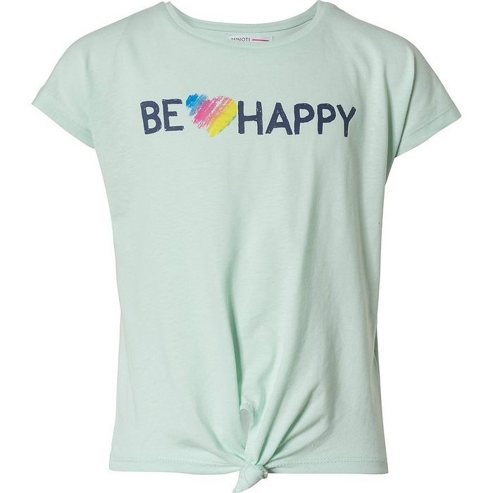 MINOTI T-Shirt T-Shirt BE HAPPY für Mädchen
