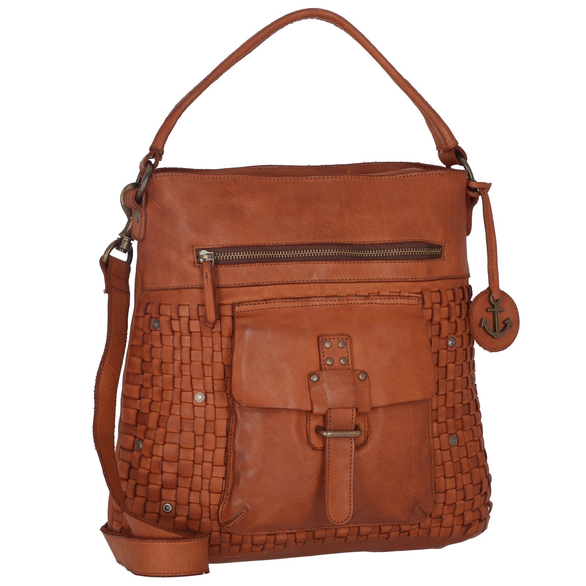 HARBOUR 2nd Schultertasche Soft Weaving, Leder günstig online kaufen