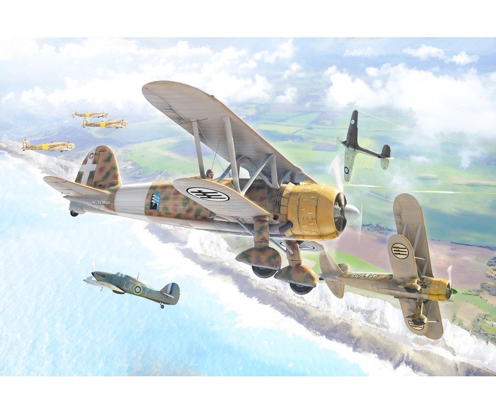 Italeri Modellbausatz Italeri 1:72 Fiat CR.42 Falco