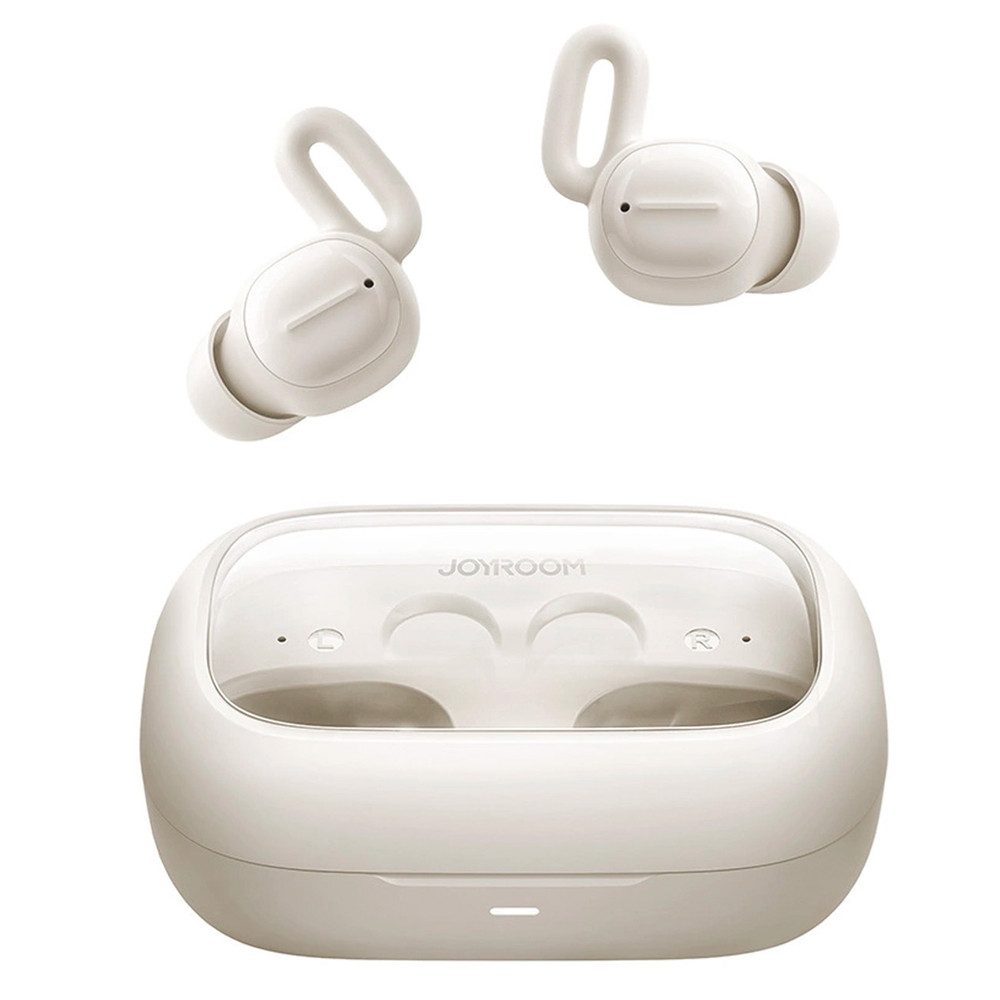 JOYROOM Schlafkopfhörer Ohrhörer Geräuschunterdrückung In-Ear-Kopfhörer (aktive Geräuschunterdrückung (ANC), Bluetooth, ANC bis 24 dB, Schlafkopfhörer, Bluetooth 5.3)