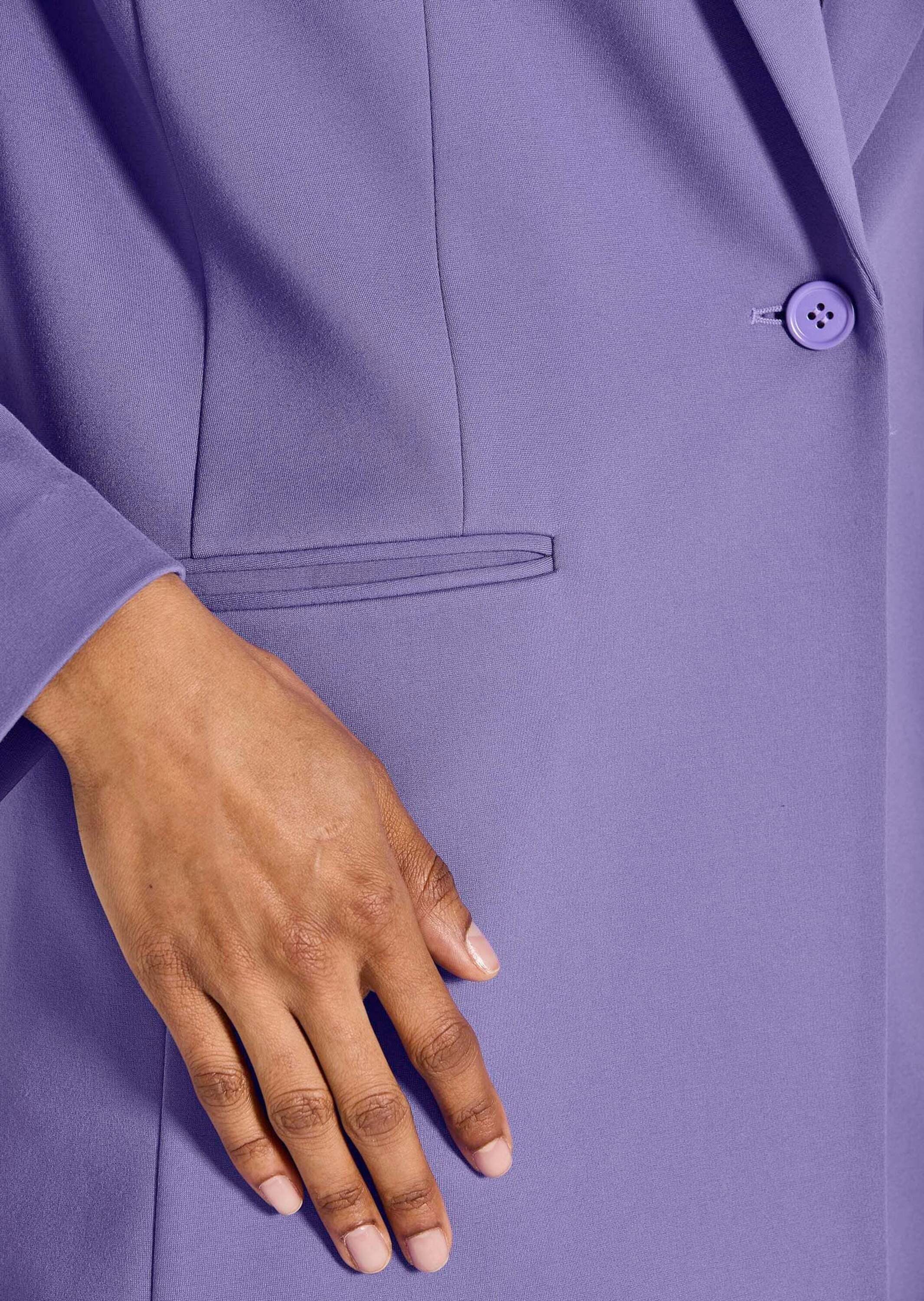 MADELEINE Kurzblazer Eleganter Longblazer mit Stretch-Komfort Businessblazer mit Reverskragen und langen Ärmeln